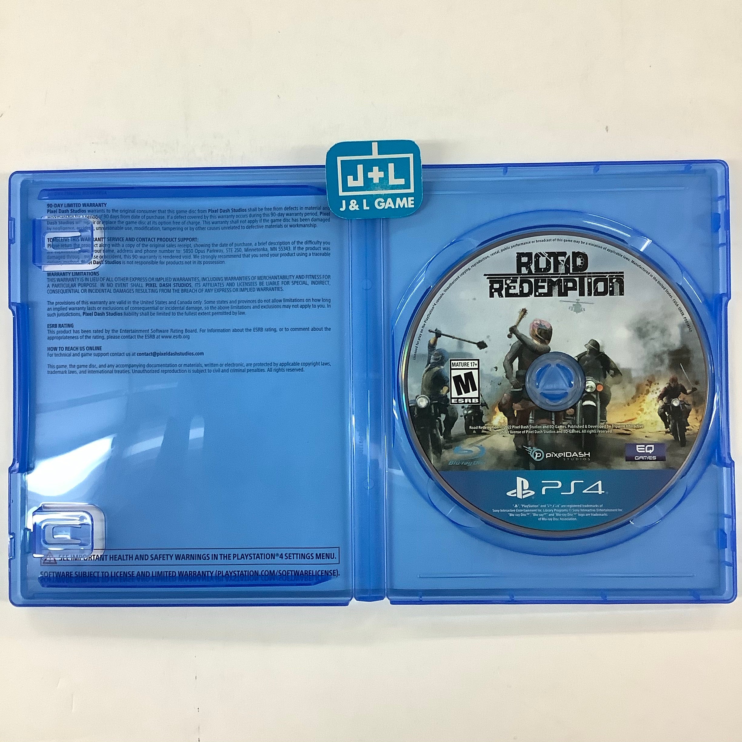 Road Redemption - (PS4) PlayStation 4 [UNBOXING] Video Games Pixel Dash Studios   