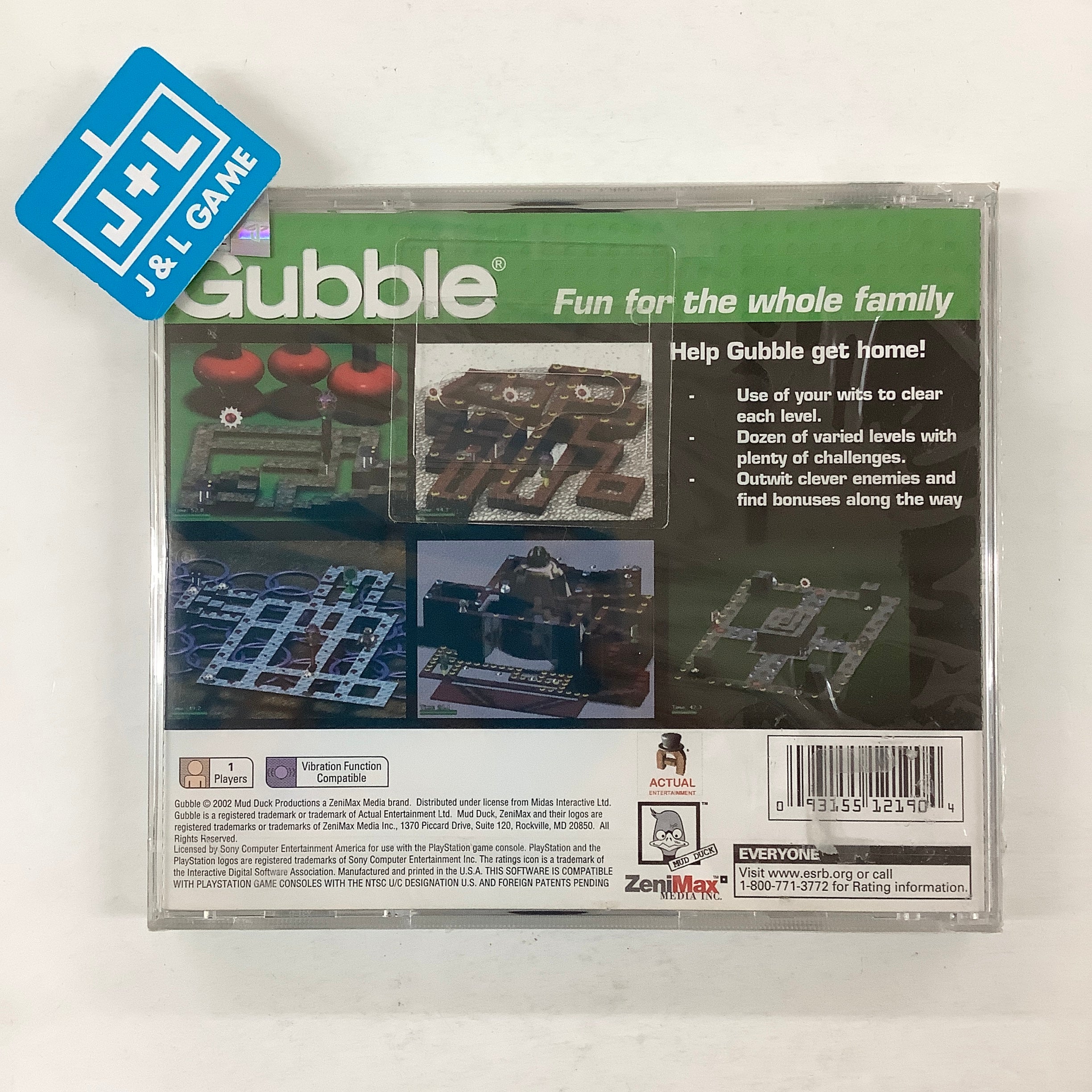 Gubble - (PS1) PlayStation 1 Video Games Mud Duck Productions   