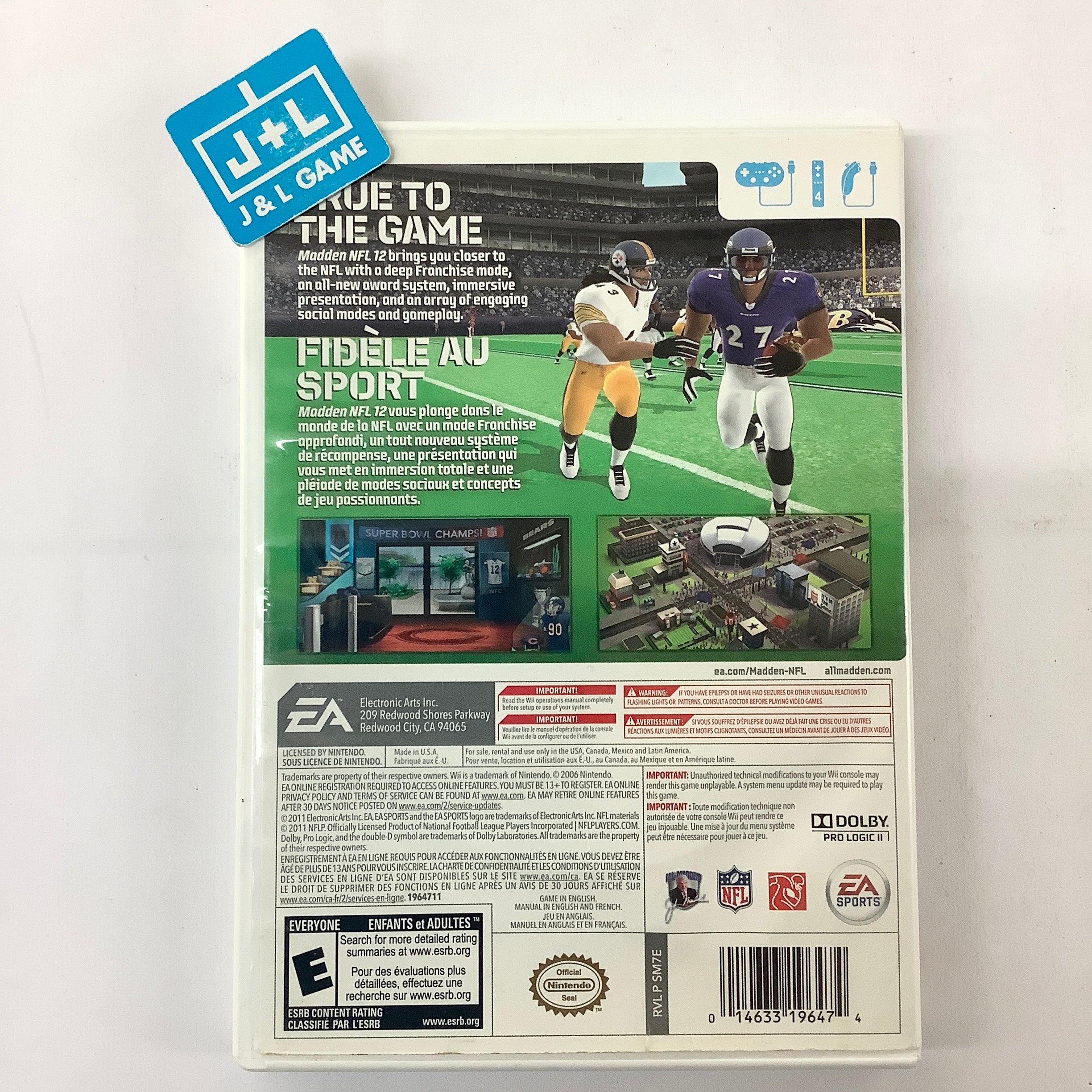 Madden NFL 12 - Nintendo Wii [Pre-Owned] Video Games EA Sports   