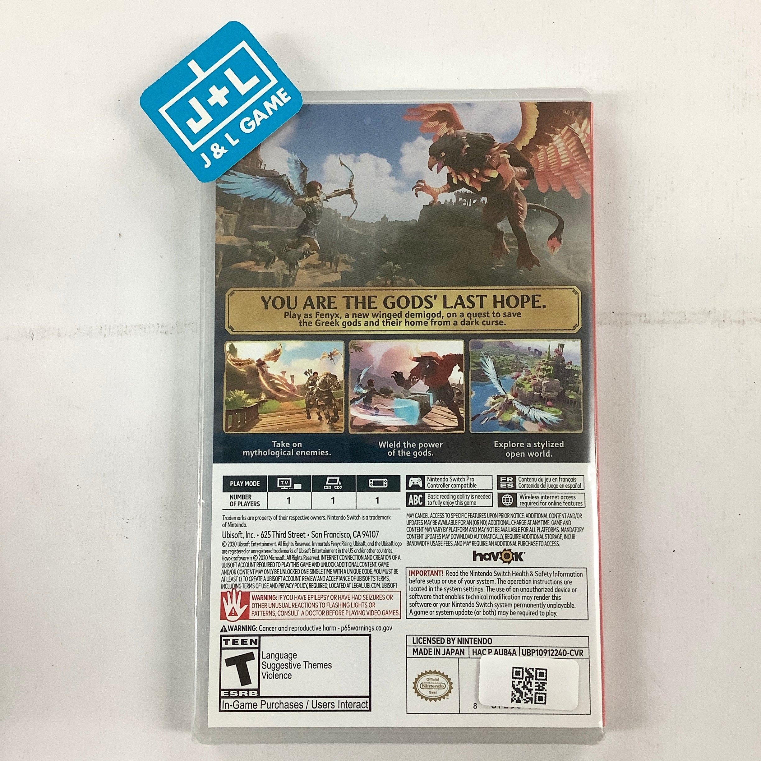 Immortals Fenyx Rising - (NSW) Nintendo Switch Video Games Ubisoft   