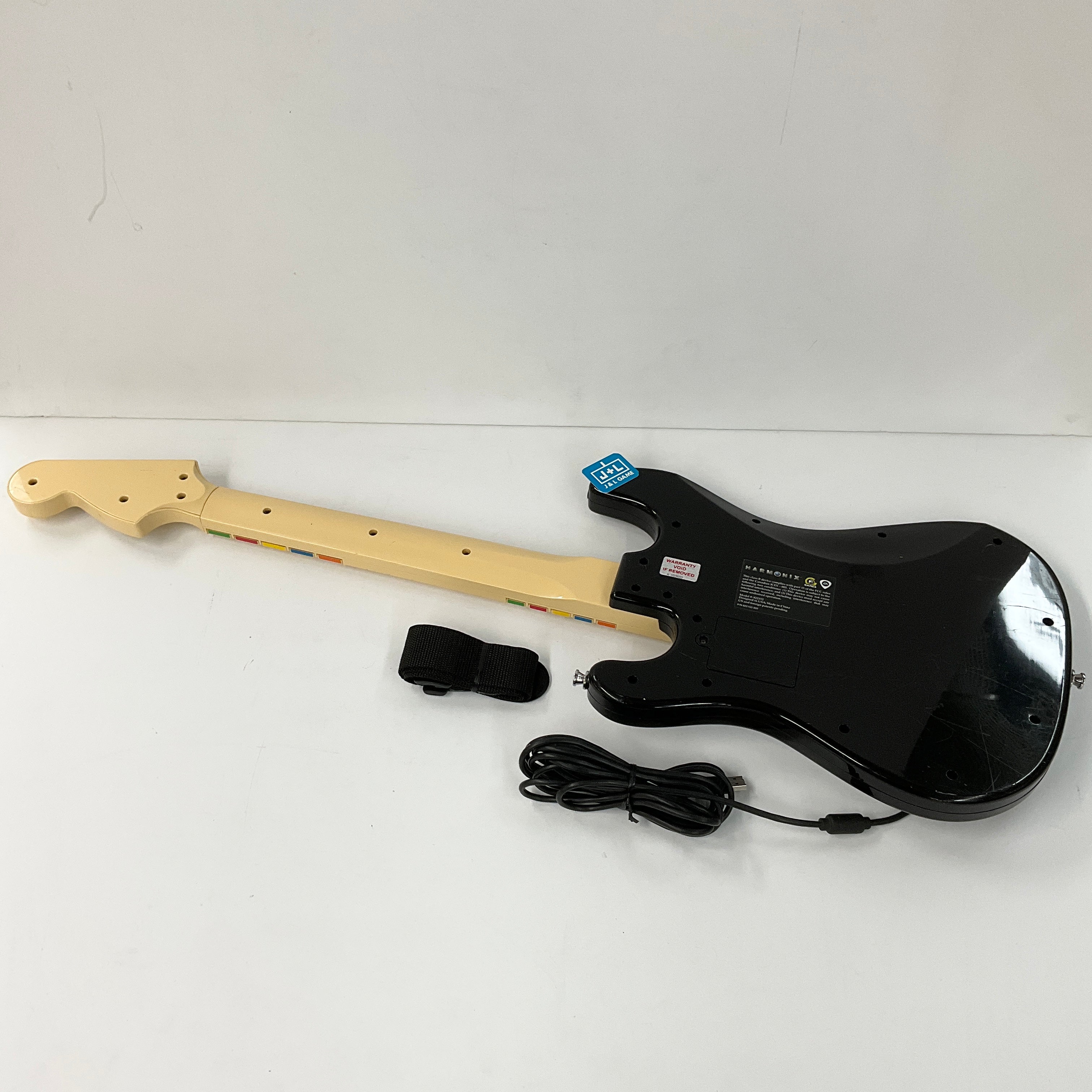 Harmonix Wired Fender Stratocaster Guitar Controller for Xbox 360 (Black) - Xbox 360 [Pre-Owned] Video Games Harmonix   