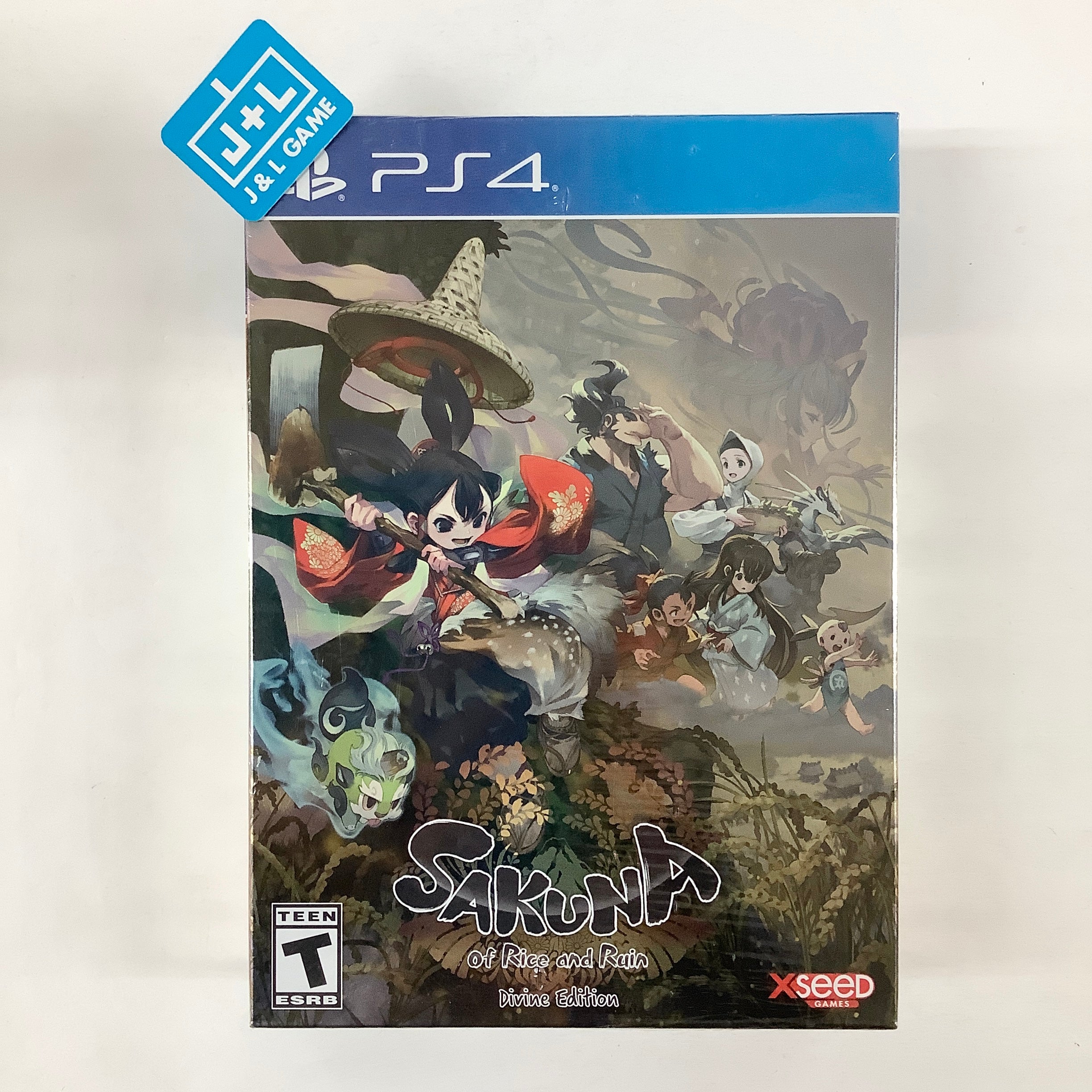 Sakuna: of Rice and Ruin Divine Edition - (PS4) PlayStation 4 Video Games Xseed   