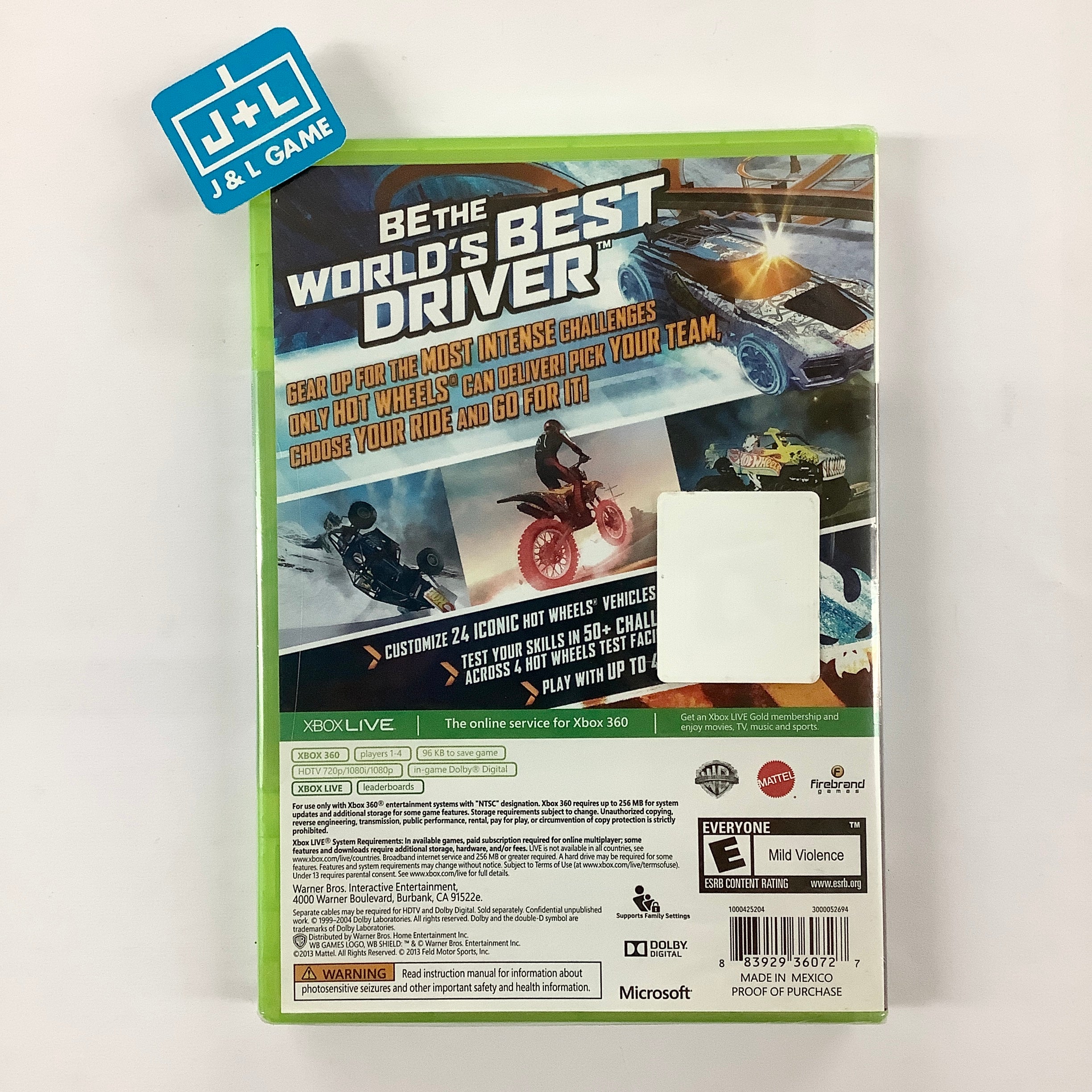Hot Wheels: World's Best Driver - Xbox 360 Video Games Warner Bros. Interactive Entertainment   