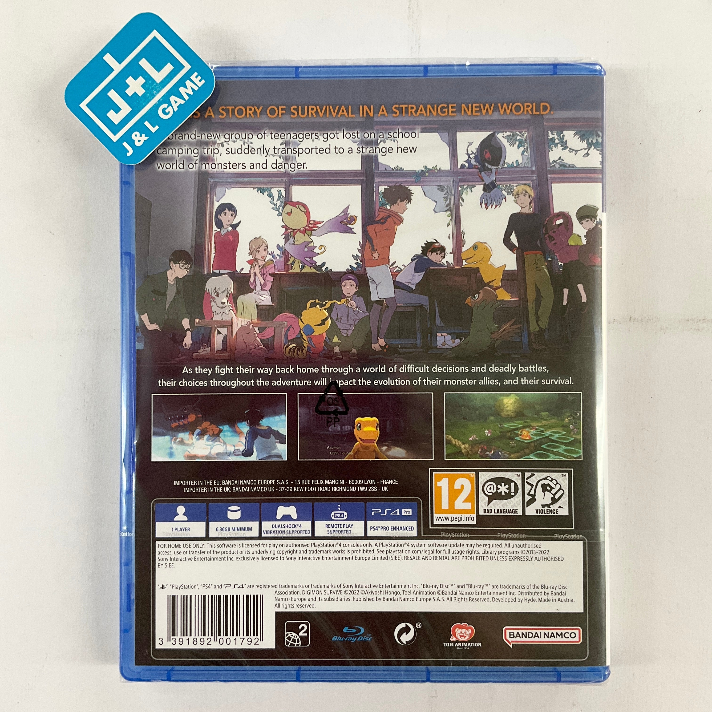 Digimon Survive - (PS4) PlayStation 4 (European Import) Video Games BANDAI NAMCO Entertainment   
