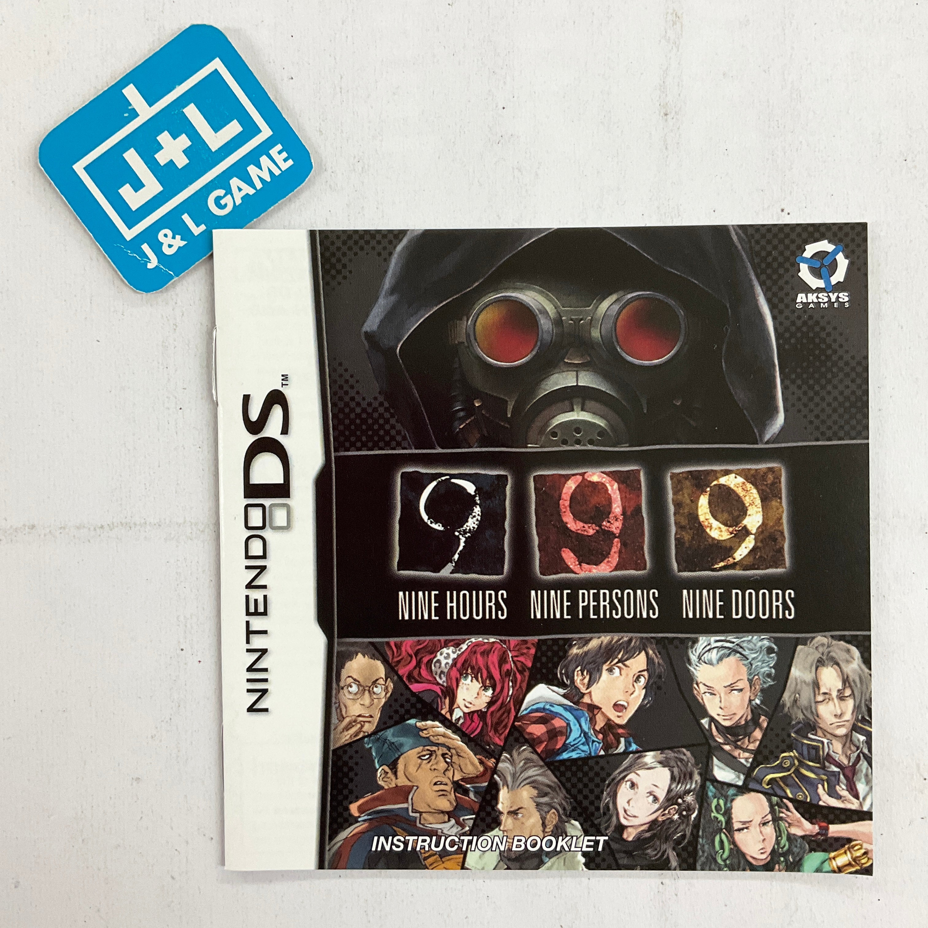 Zero Escape: Nine Hours, Nine Persons, Nine Doors - (NDS) Nintendo