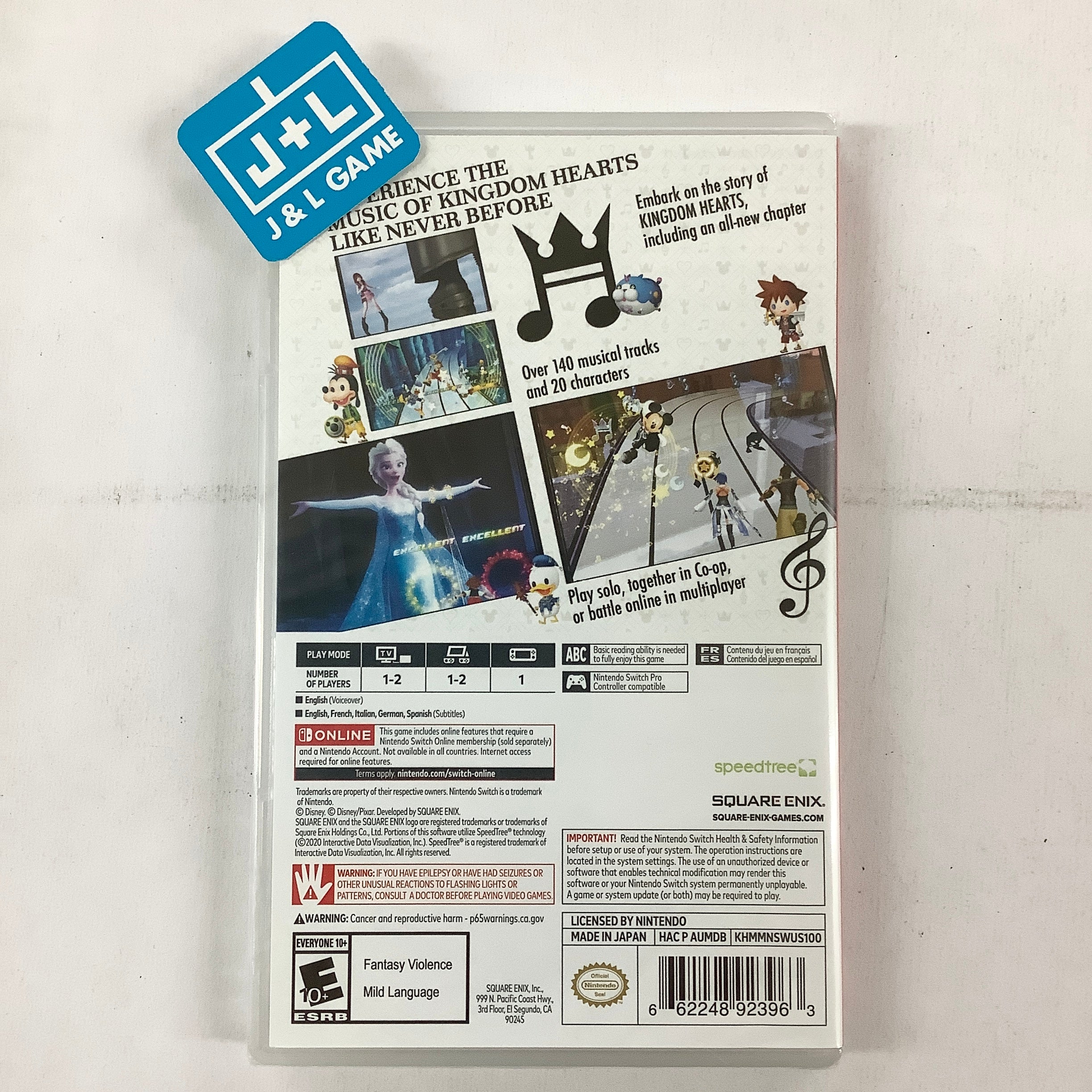 Kingdom Hearts Melody of Memory - (NSW) Nintendo Switch Video Games Square Enix   