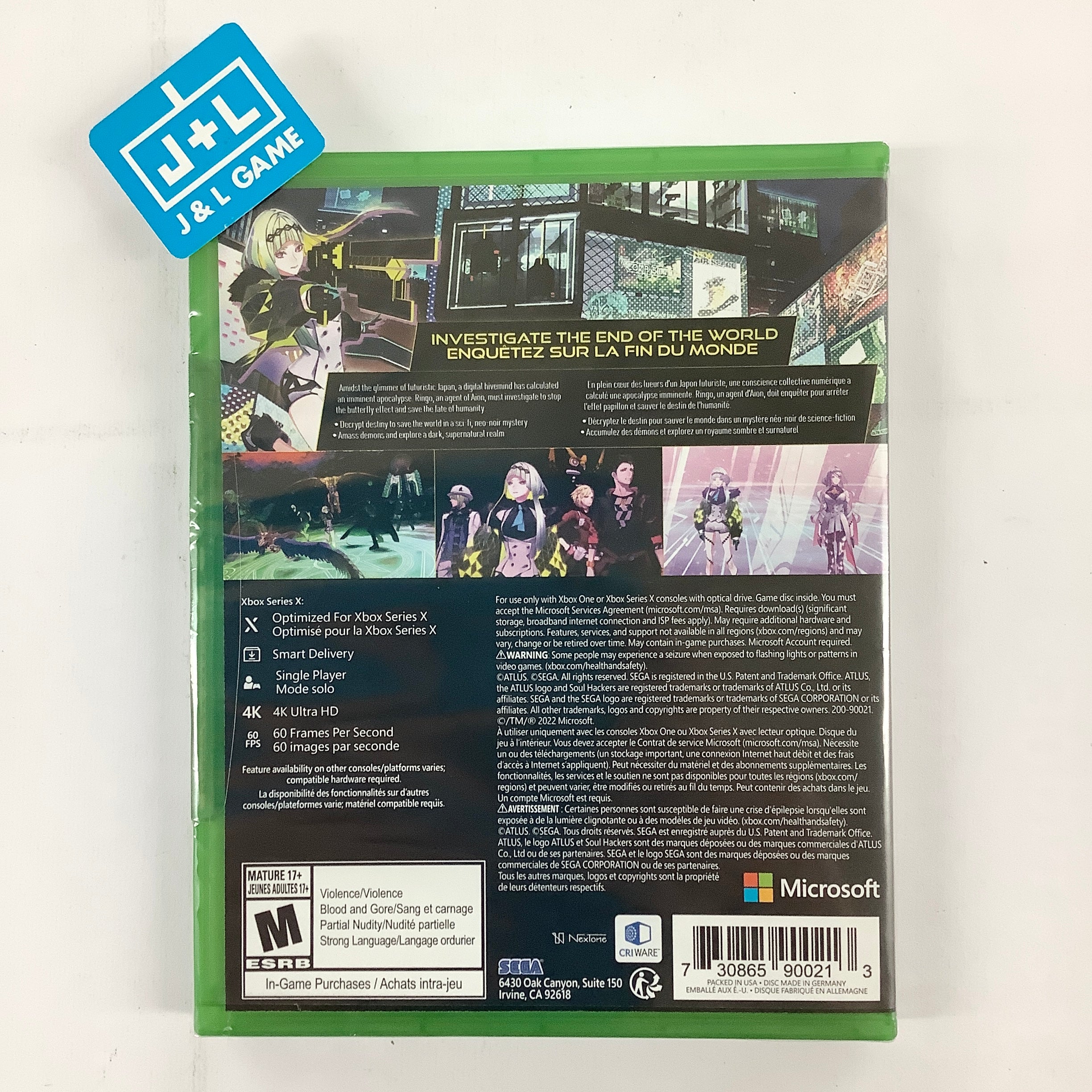 Soul Hackers 2: Launch Edition - (XSX) Xbox Series X Video Games SEGA   