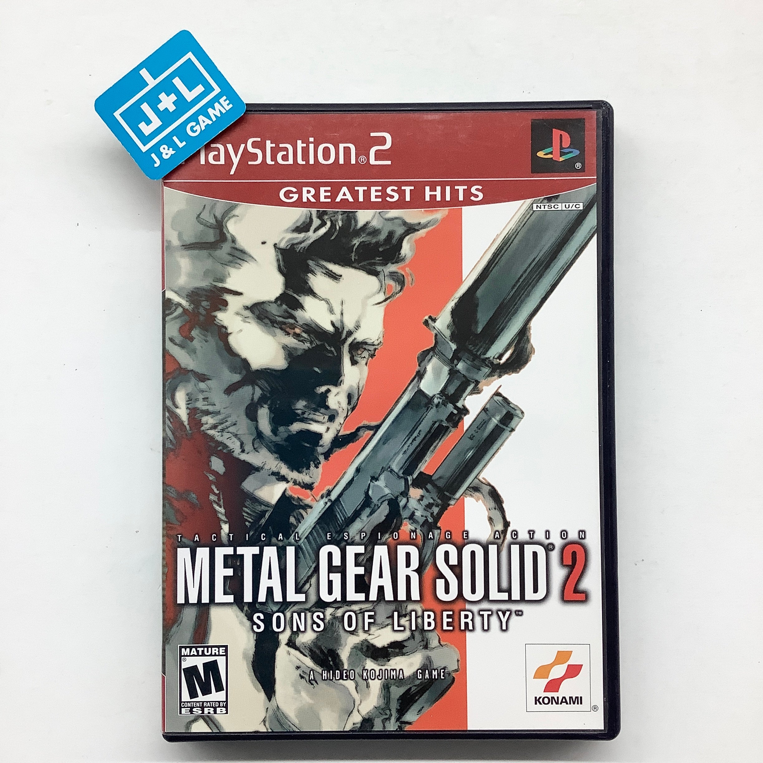 Metal Gear Solid 2: Sons of Liberty (Greatest Hits) - (PS2) PlayStation 2 [Pre-Owned] Video Games Konami   