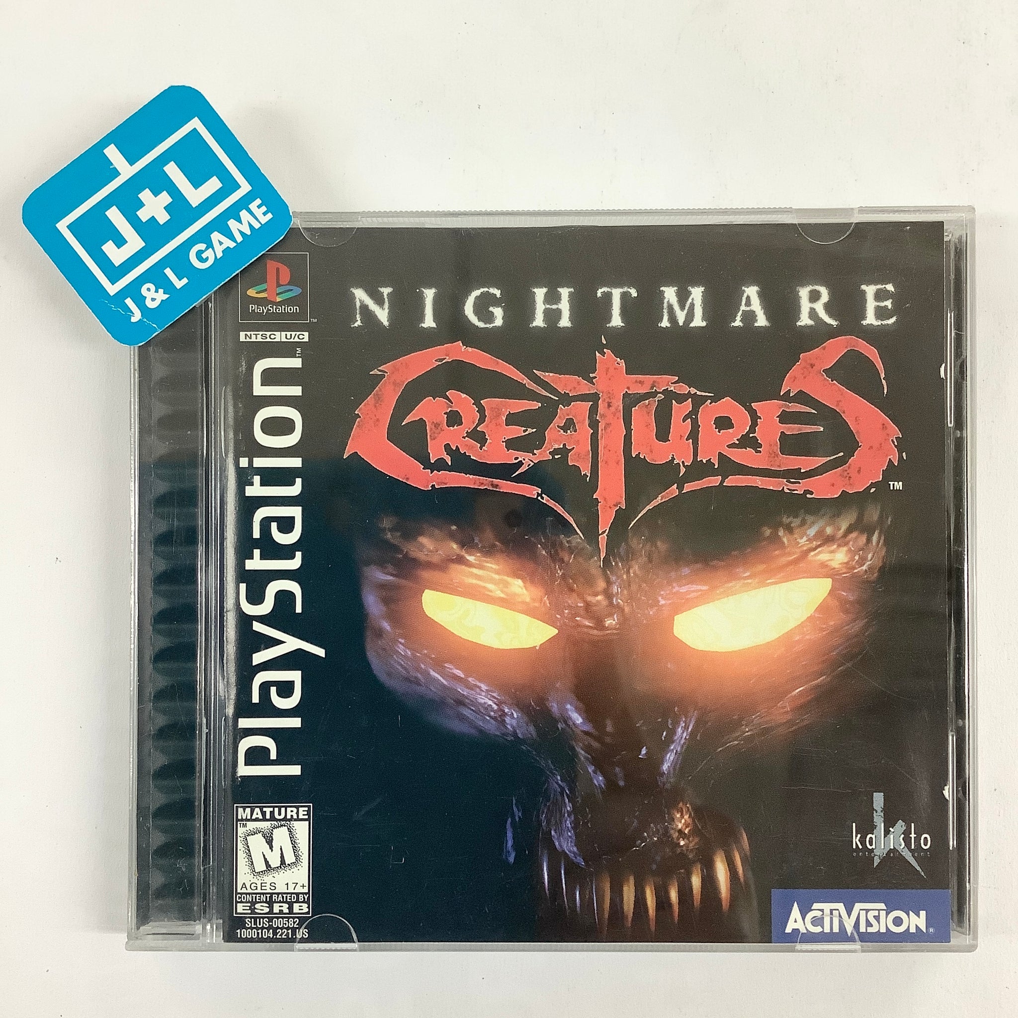 Nightmare Creatures - (PS1) PlayStation 1 [Pre-Owned] Video Games Activision   