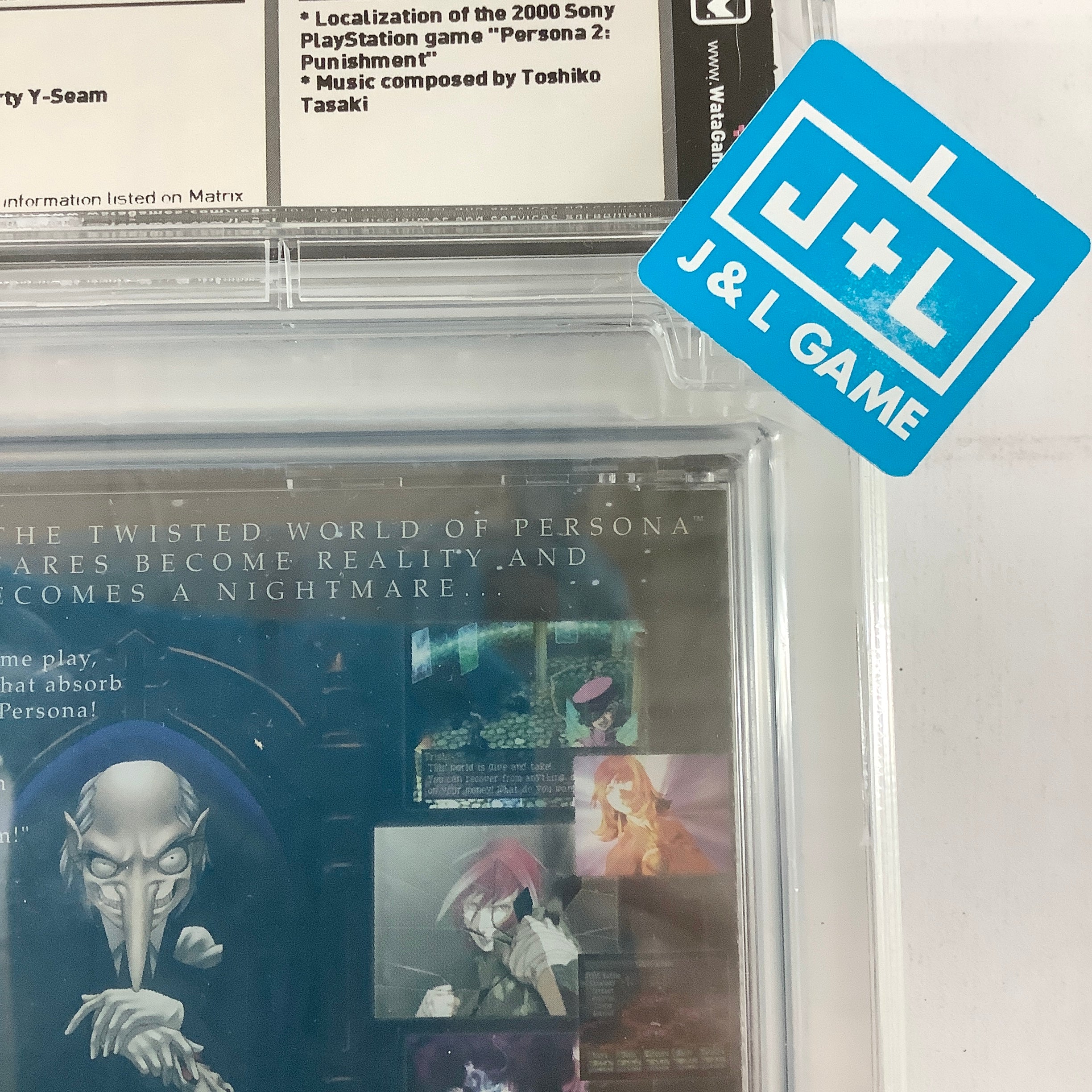 Persona 2: Eternal Punishment (WATA Graded 9.6) - (PS1) PlayStation 1 Video Games Atlus   