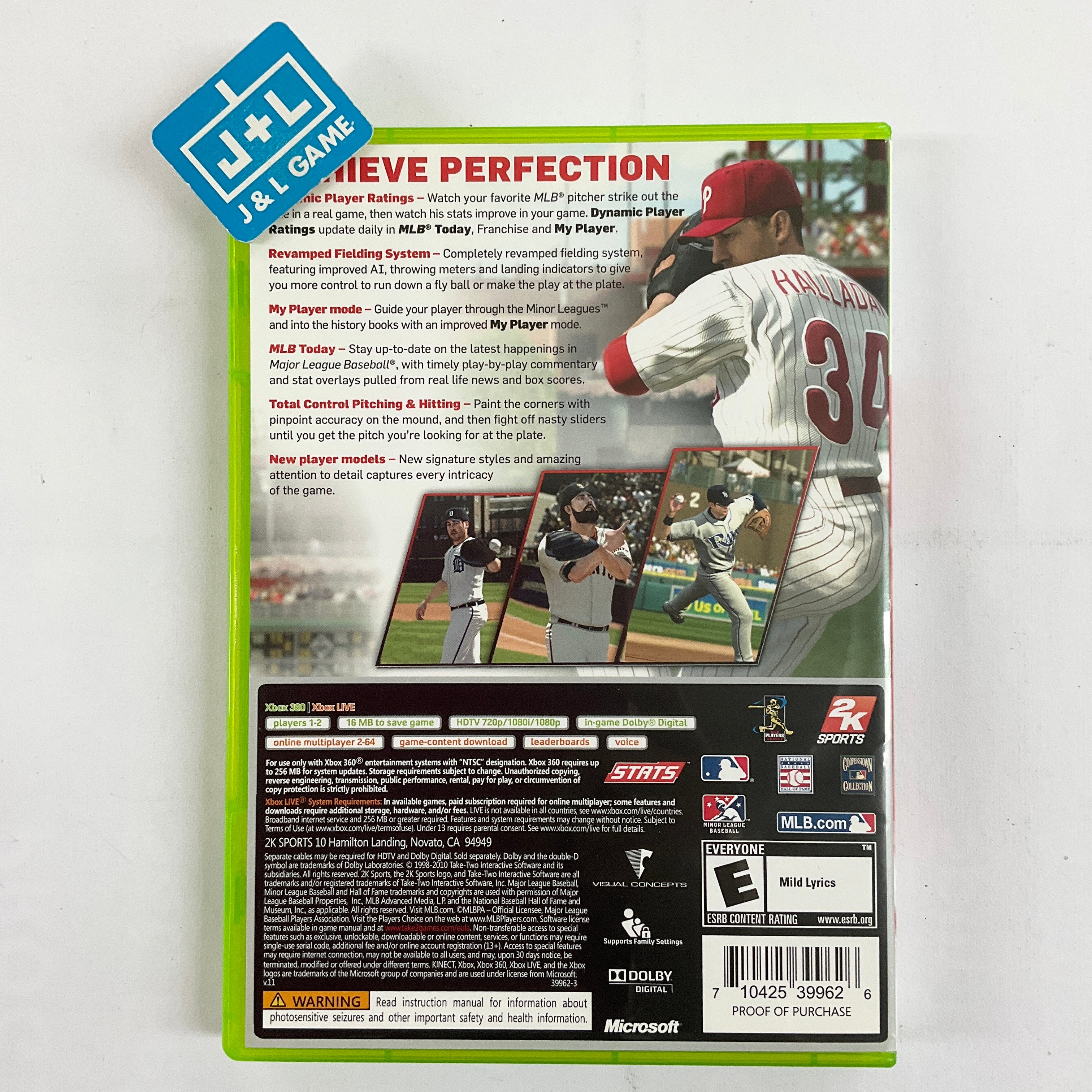 Major League Baseball 2K11 - Xbox 360 [Pre-Owned] Video Games 2K Sports   