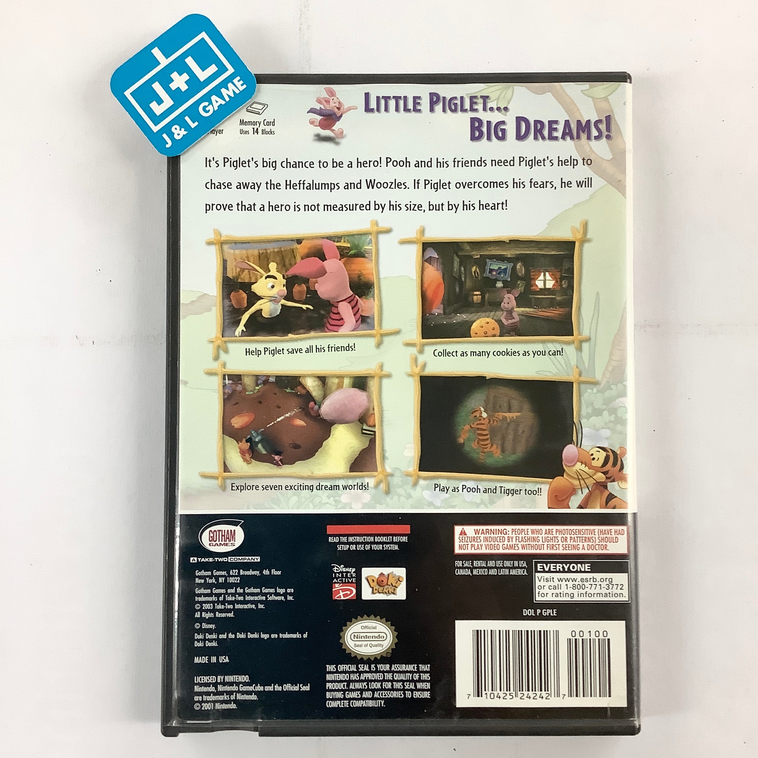 Piglet's Big Game - (GC) GameCube [Pre-Owned] Video Games Gotham Games   