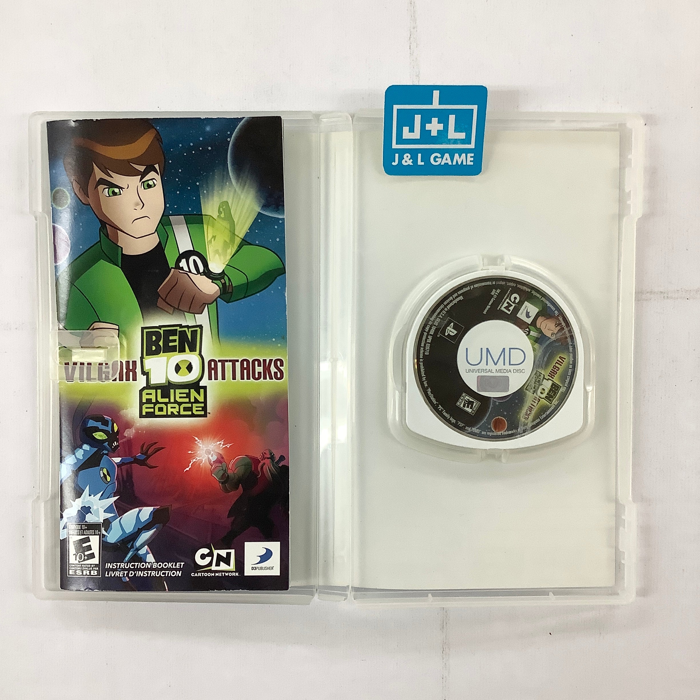 Ben 10 Alien Force: Vilgax Attacks (Favorites) - Sony PSP [Pre-Owned] Video Games D3 Publisher   