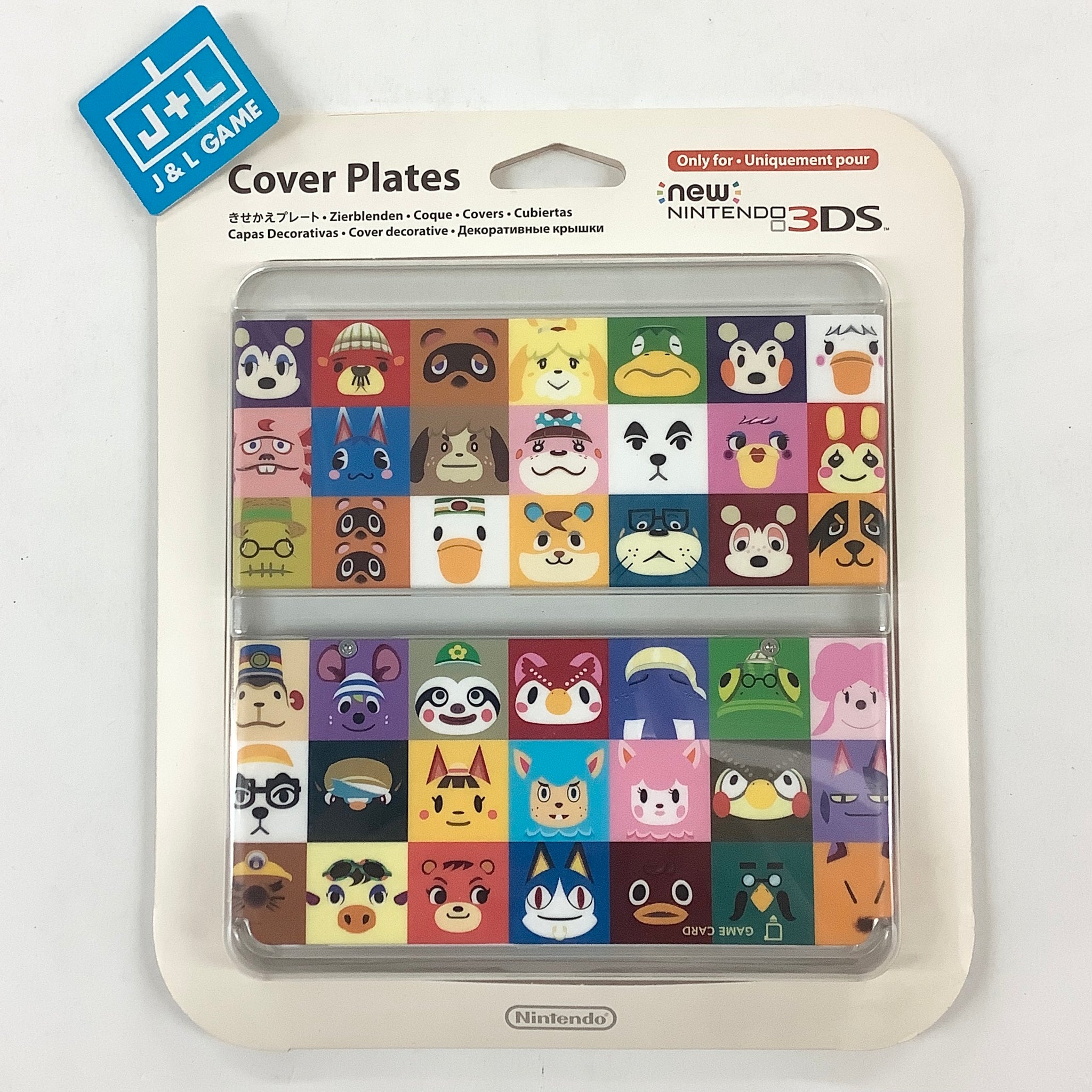 kalk Brig Prædike New Nintendo 3DS Cover Plates No.068 (Animal Crossing Tiles) - New Nin –  J&L Video Games New York City