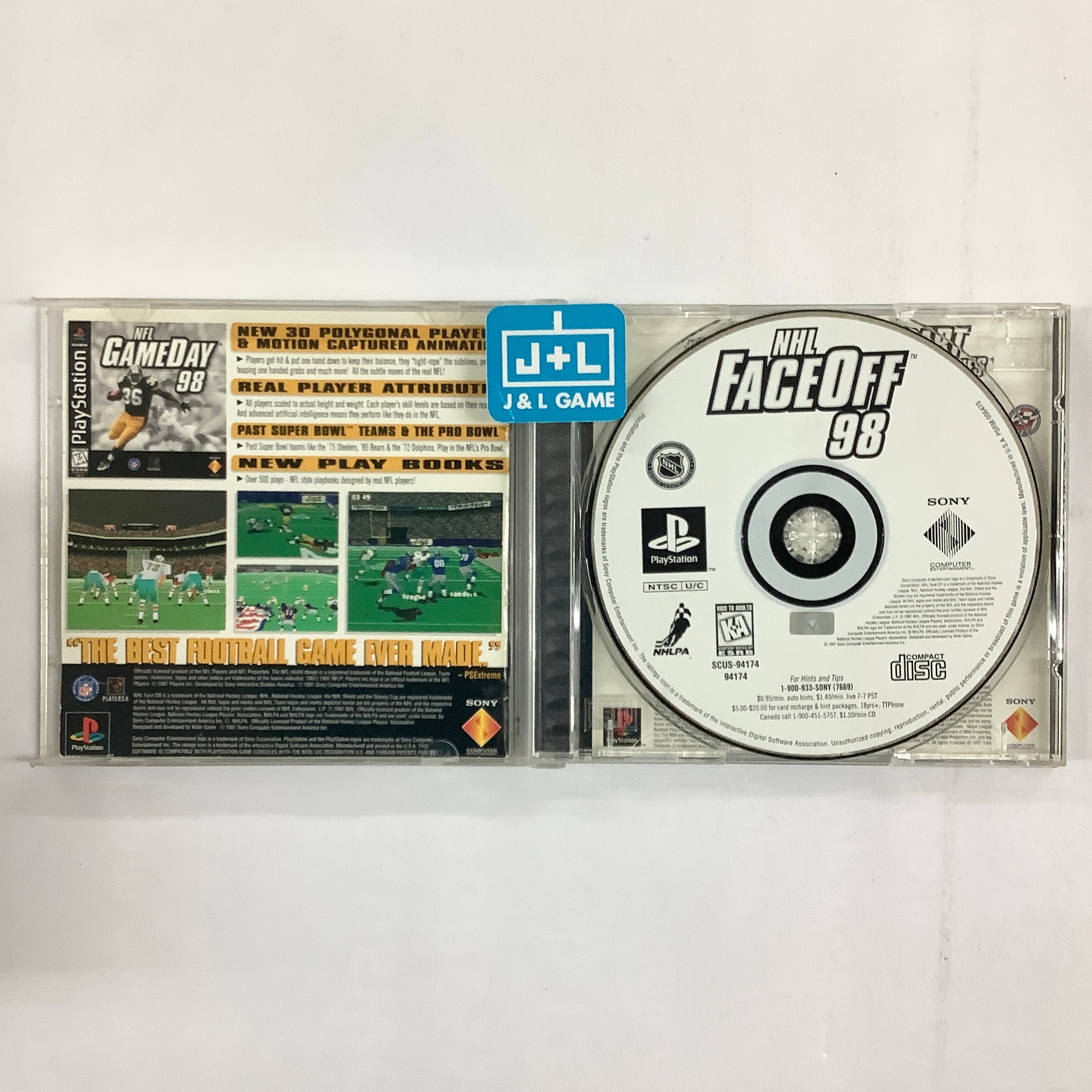 NHL FaceOff 98 - (PS1) PlayStation 1 [Pre-Owned] Video Games SCEA   