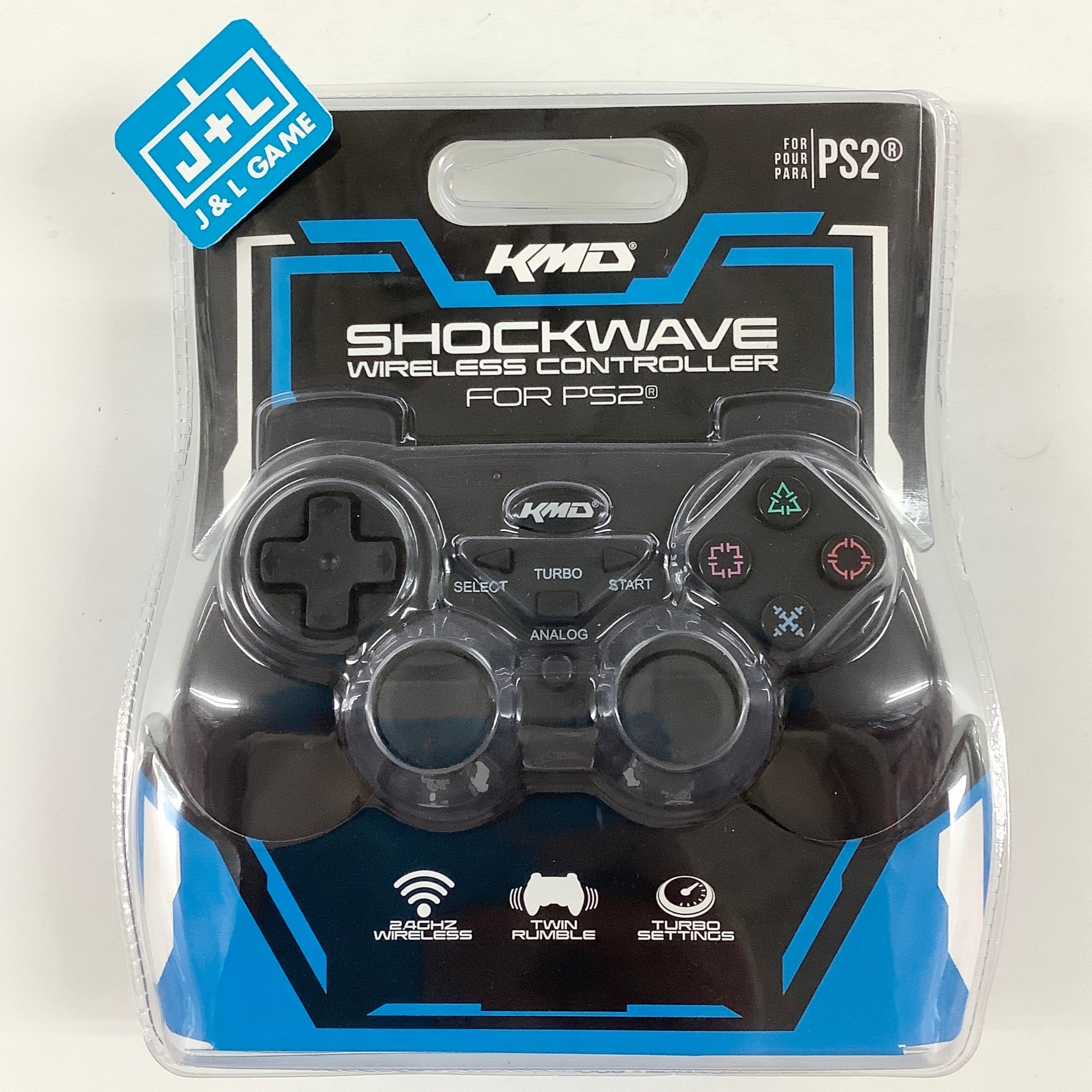 KMD PlayStation 2  Shockwave Wireless Controller - (PS2) PlayStation 2 Accessories KMD   
