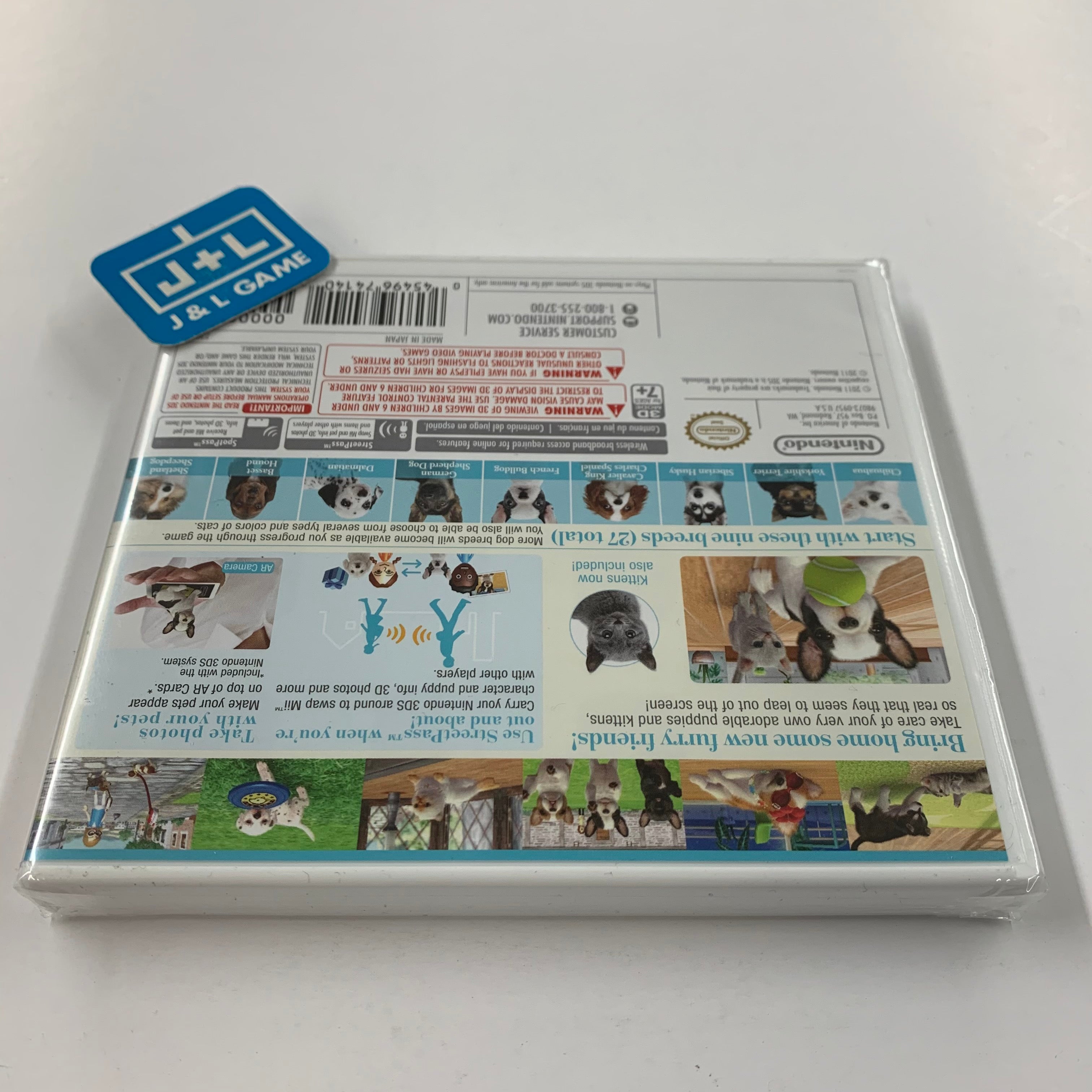 Nintendogs + Cats: French Bulldog & New Friends - Nintendo 3DS Video Games Nintendo   