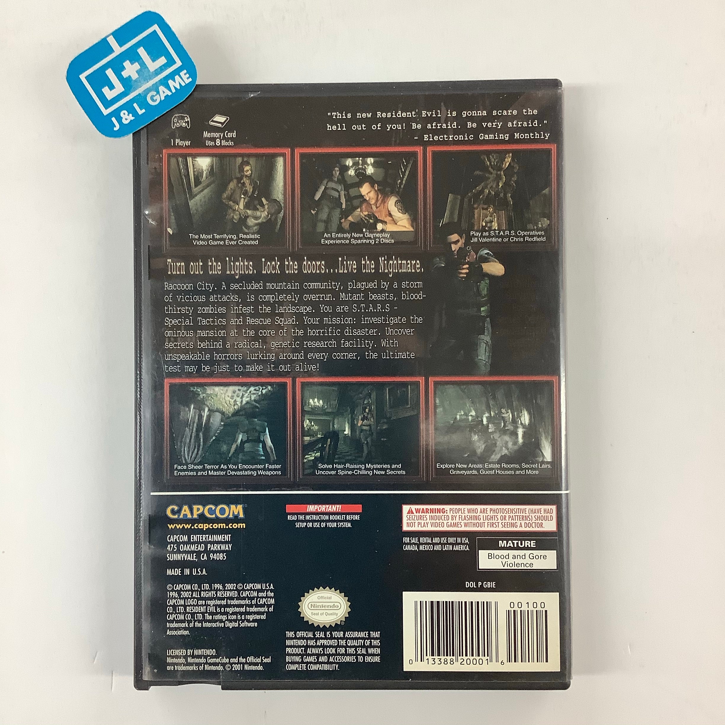 Resident Evil - (GC) GameCube [Pre-Owned] Video Games Capcom   