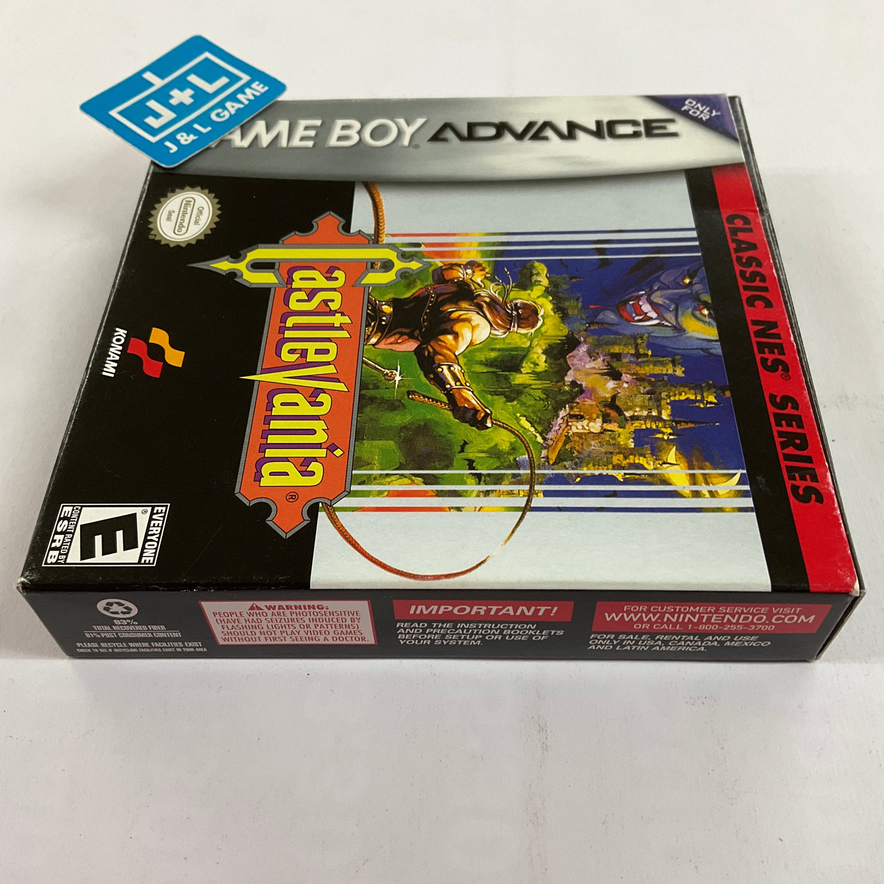 Classic NES Series: Castlevania - (GBA) Game Boy Advance [Pre-Owned] Video Games Nintendo   