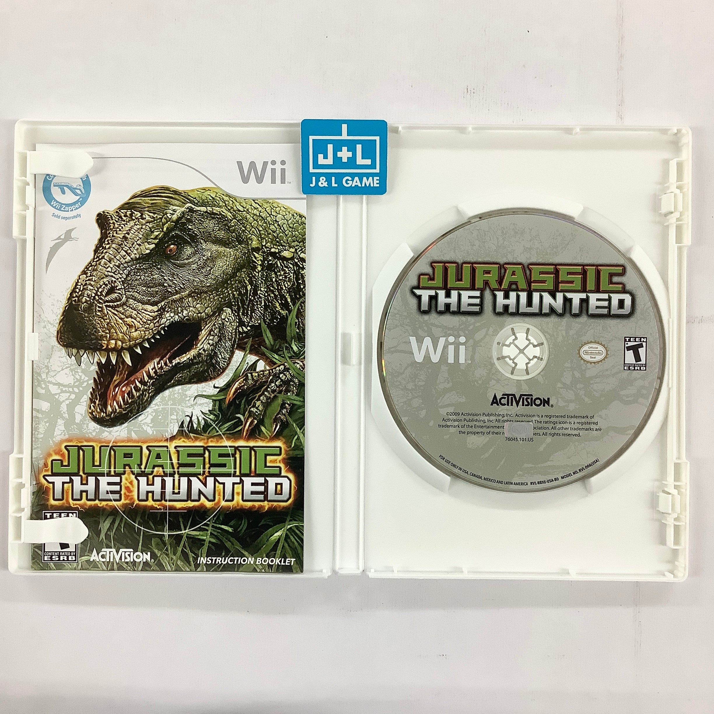 Jurassic: The Hunted - Nintendo Wii [Pre-Owned] Video Games Activision   