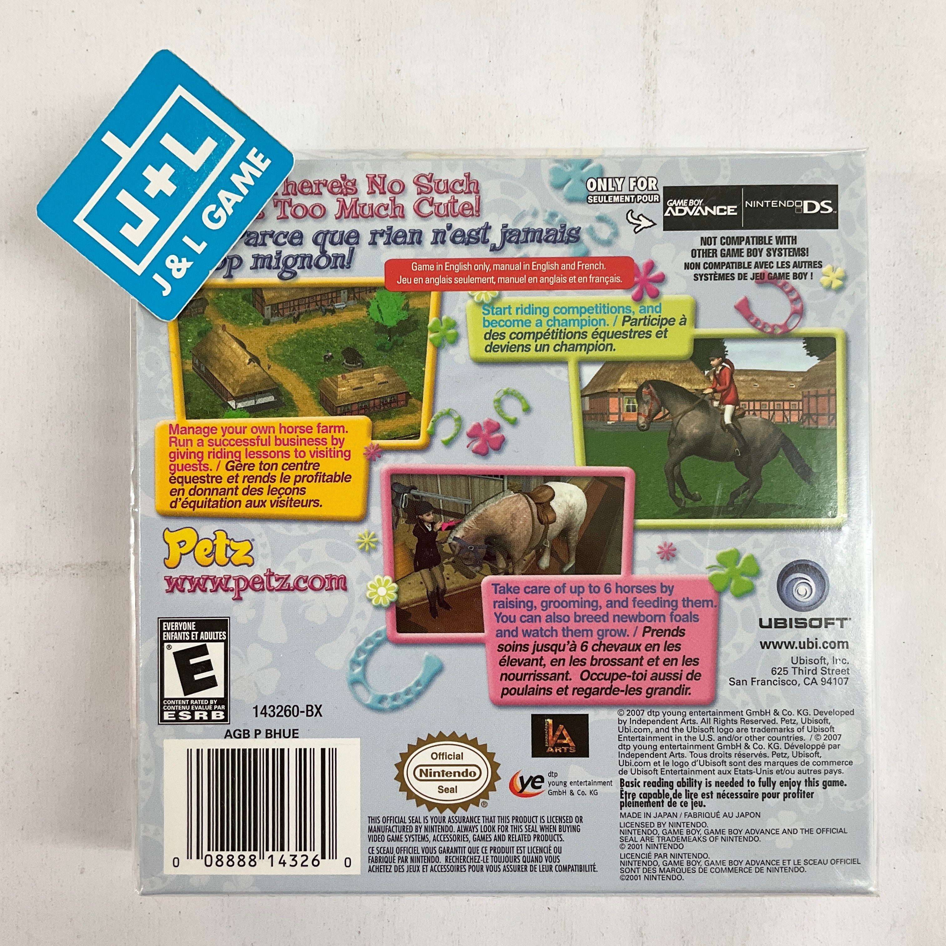 Horsez - (GBA) Game Boy Advance Video Games Ubisoft   