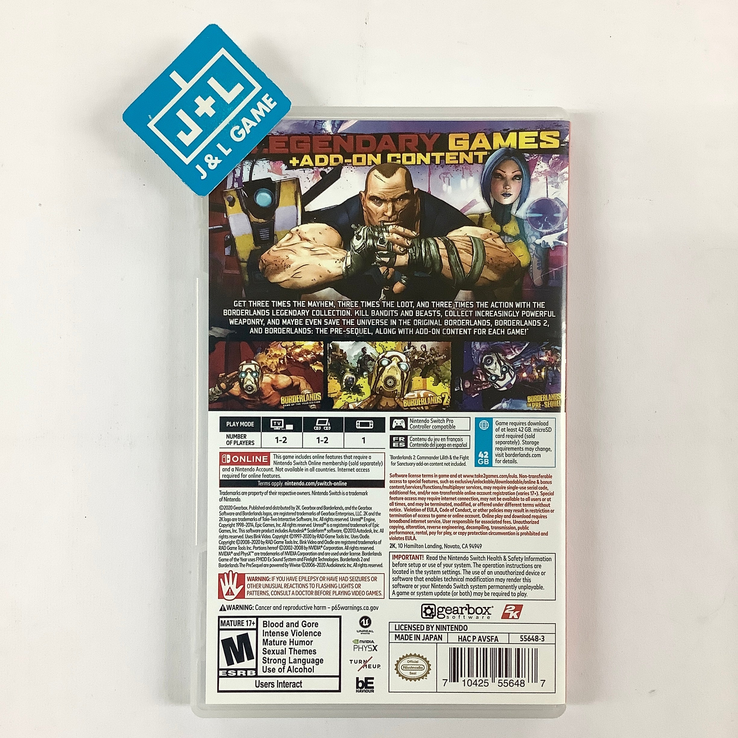 Borderlands Legendary Collection - (NSW) Nintendo Switch [Pre-Owned] Video Games 2K Games   