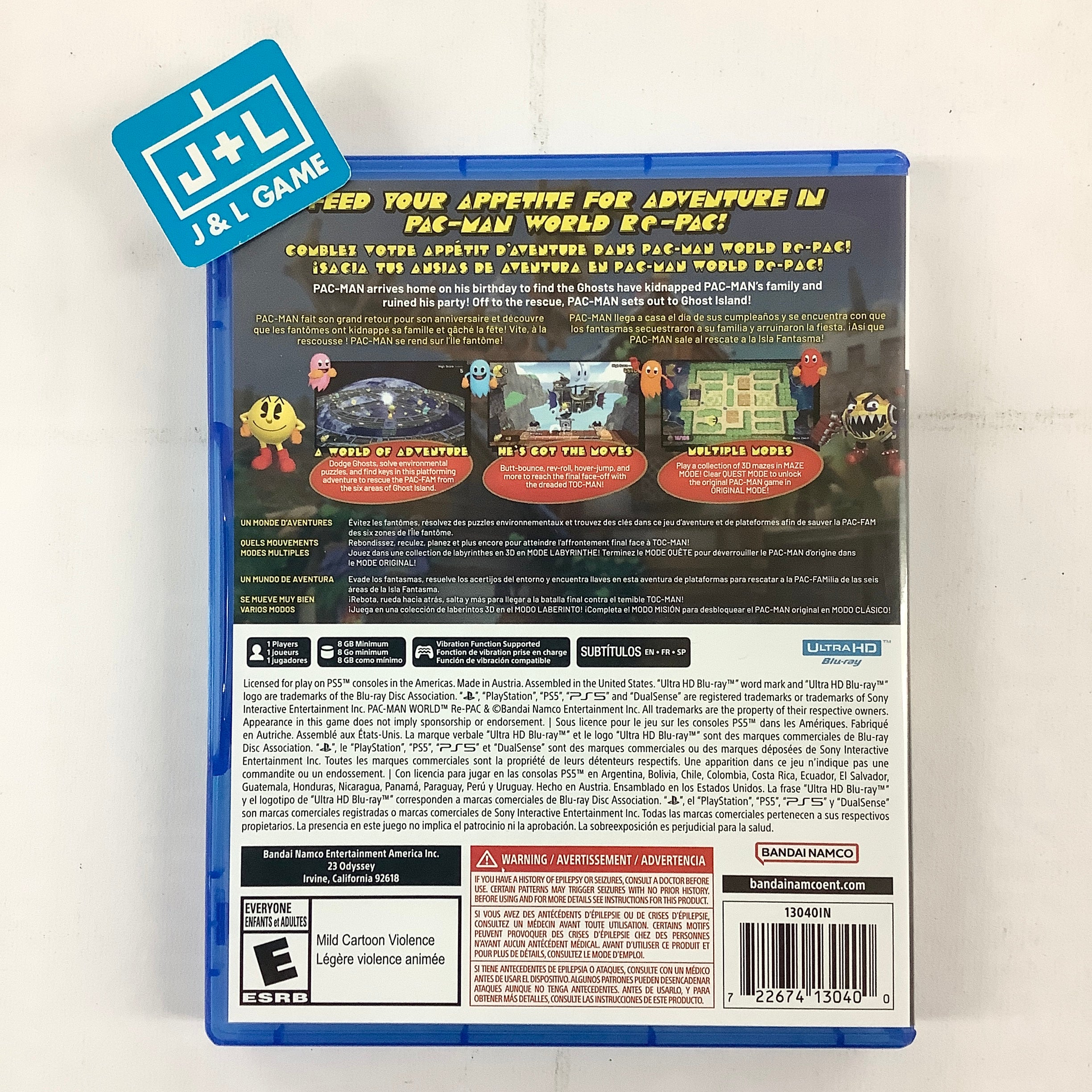Pac-Man World: Re-PAC - (PS5) PlayStation 5 [UNBOXING] Video Games BANDAI NAMCO Entertainment   