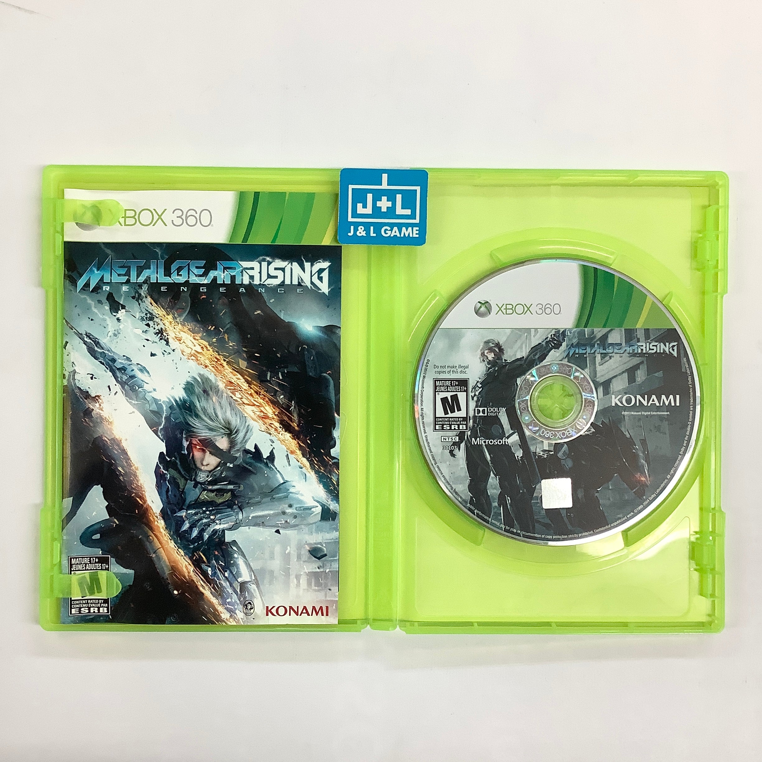Metal Gear Rising: Revengeance - Xbox 360 [Pre-Owned] Video Games Konami   
