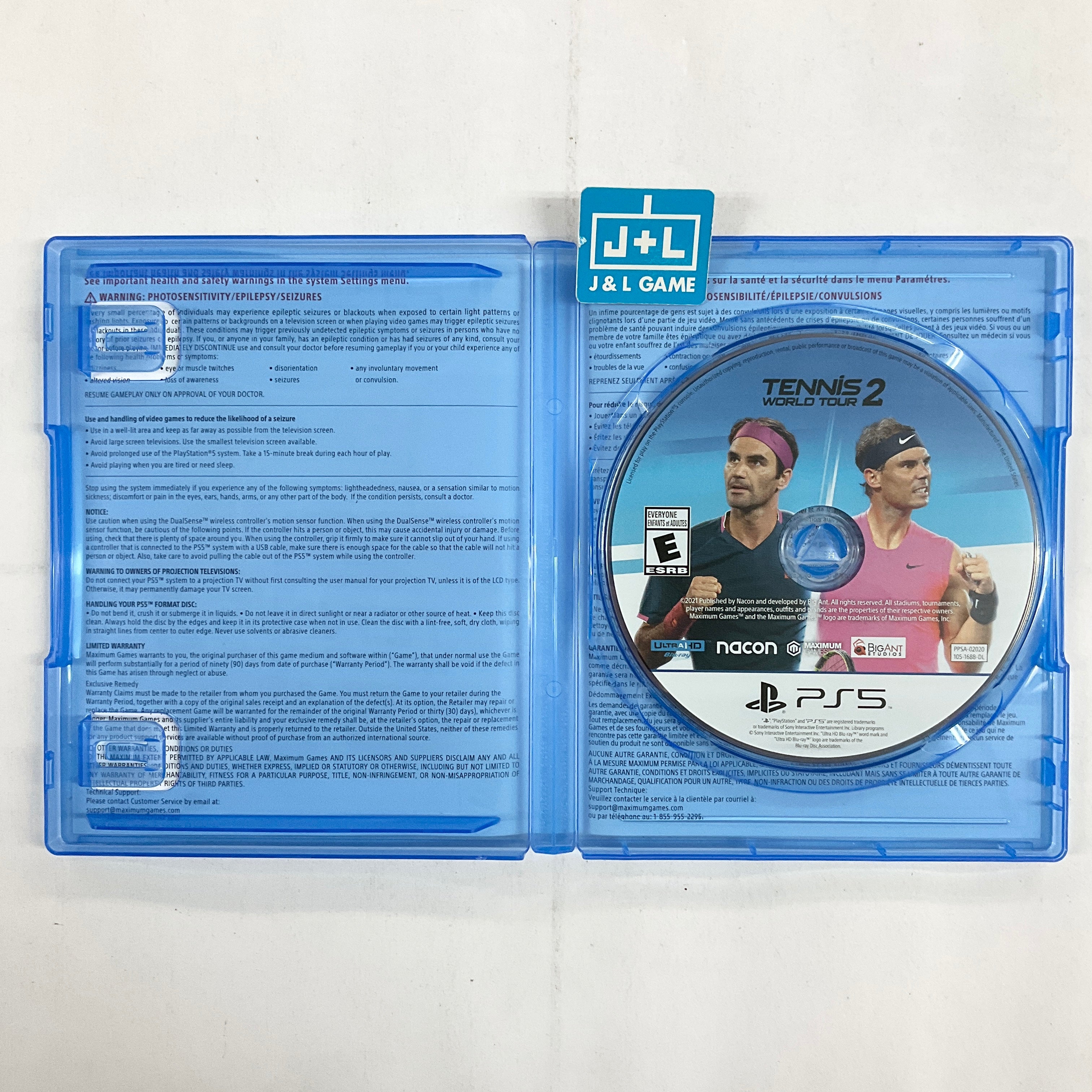 Tennis World Tour 2 - (PS5) PlayStation 5 [UNBOXING] Video Games Maximum Games   