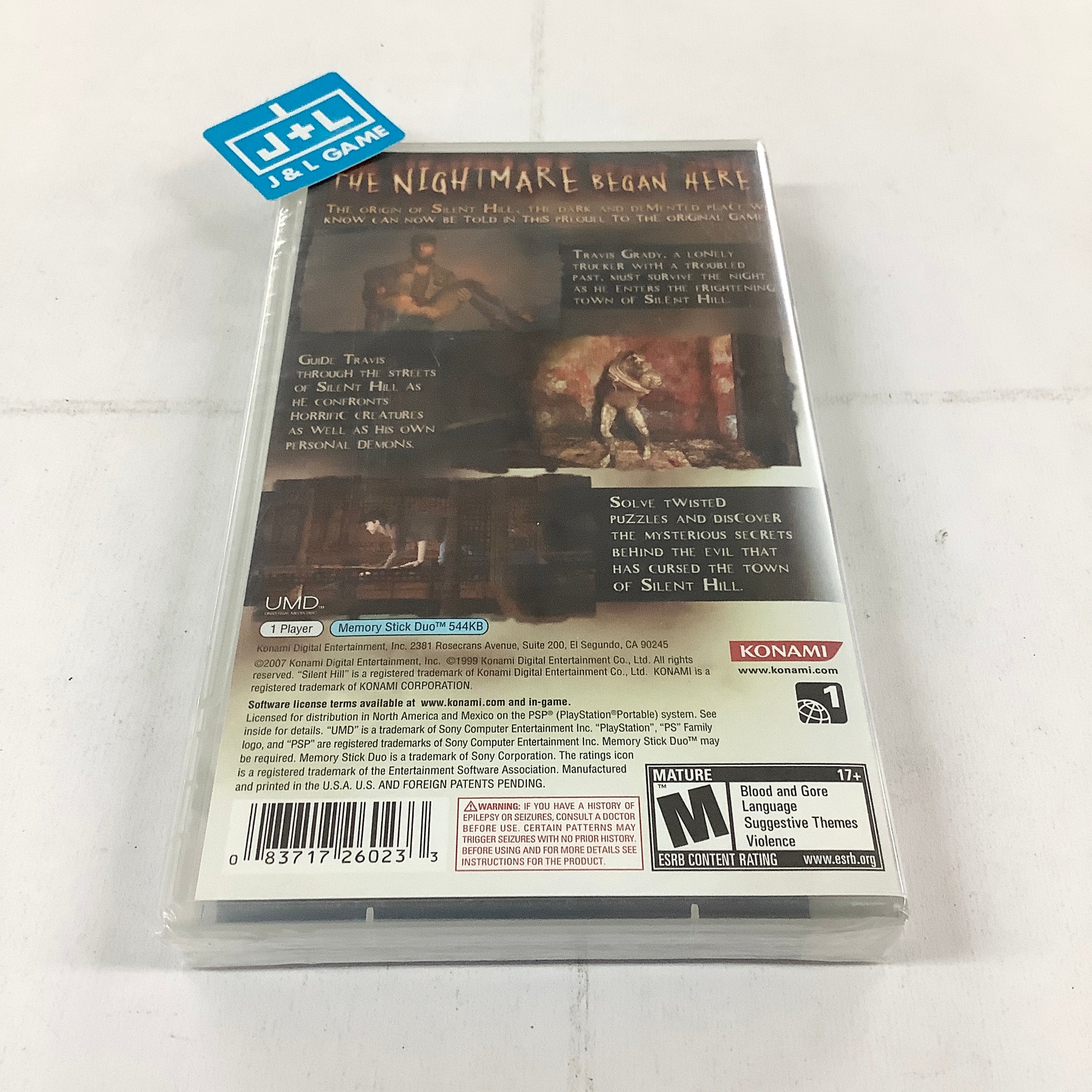 Silent Hill: Origins (Favorites) - Sony PSP Video Games Konami   