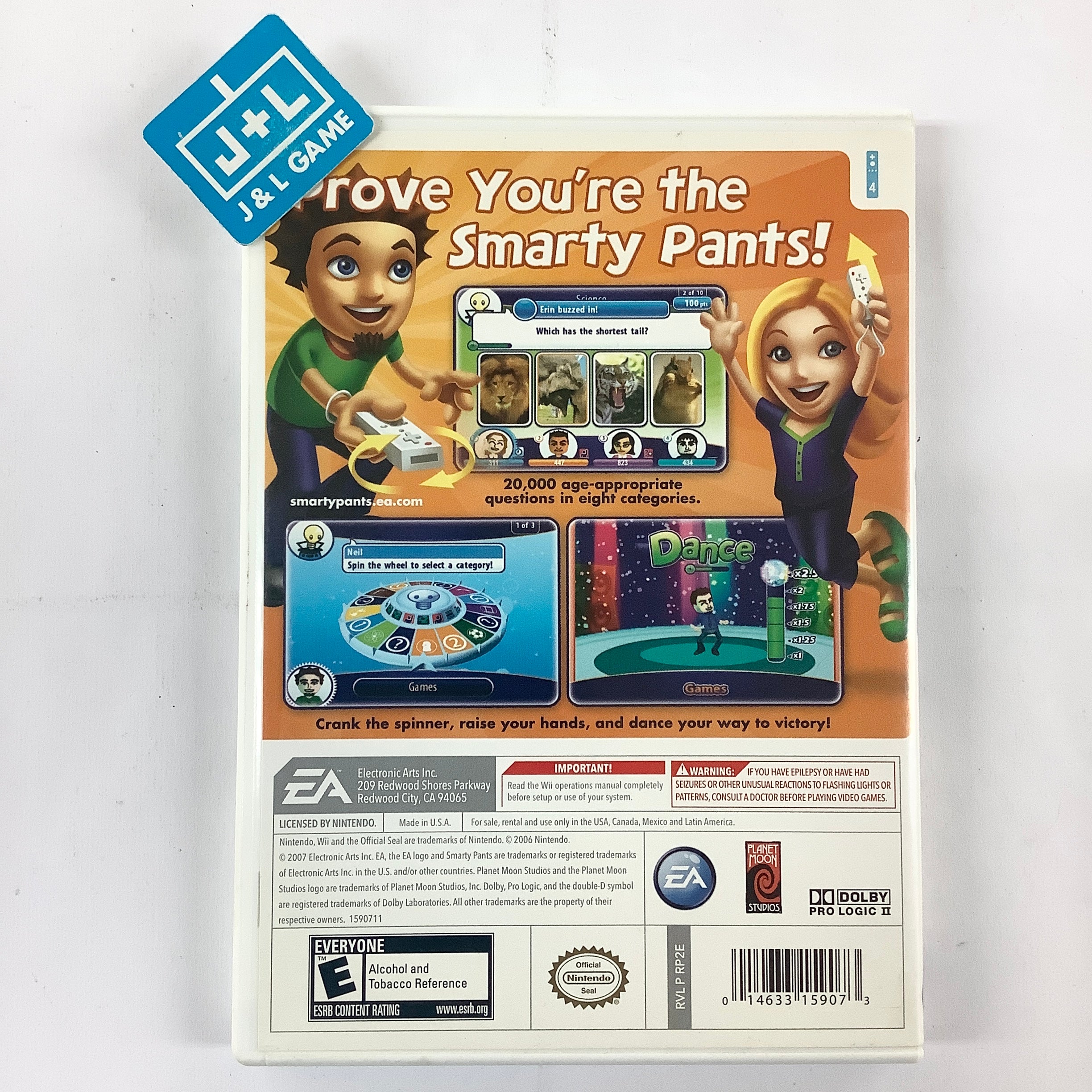 Smarty Pants - Nintendo Wii [Pre-Owned] Video Games Electronic Arts   
