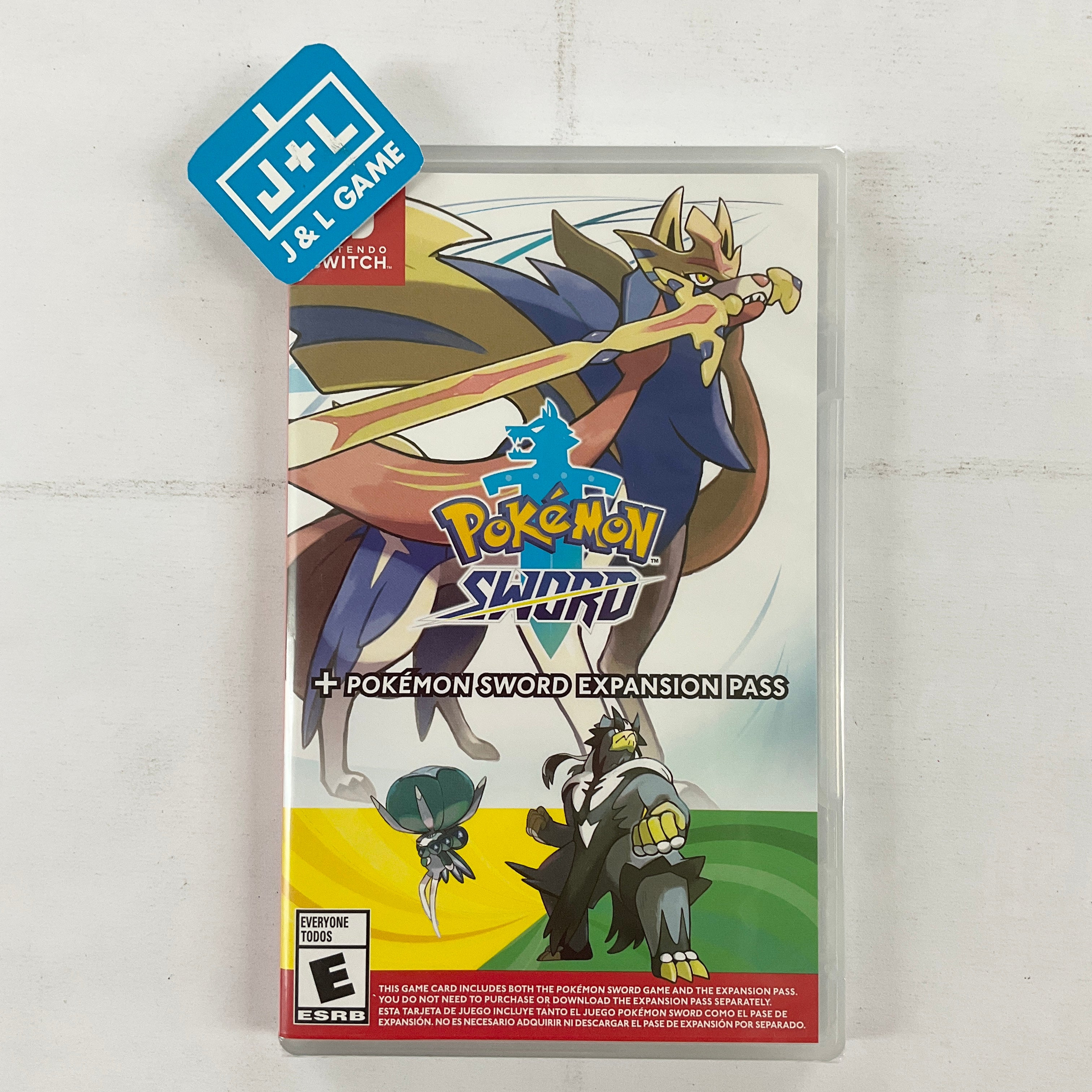 Pokémon Sword + Pokémon Sword Expansion Pass - (NSW) Nintendo Switch Video Games Nintendo   