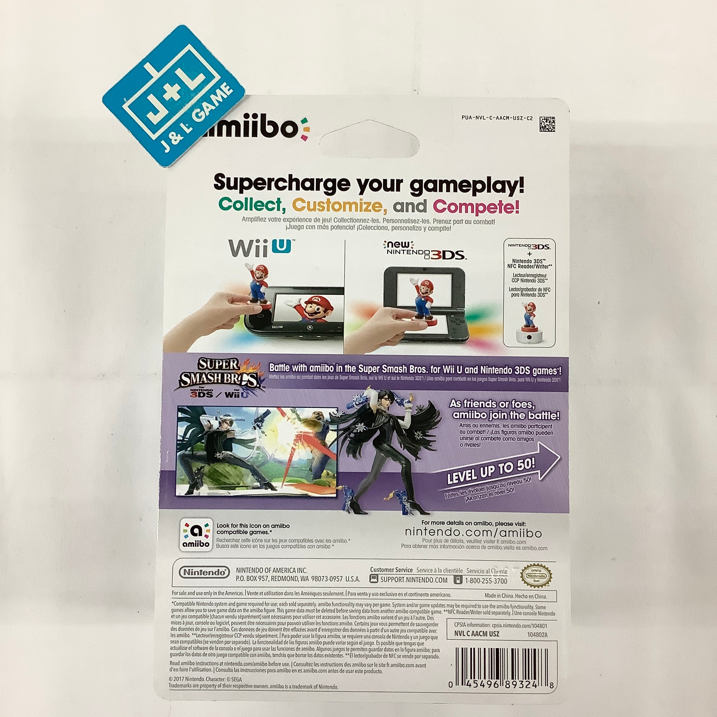 Bayonetta (Super Smash Bros. series) - Nintendo WiiU Amiibo Amiibo Nintendo   