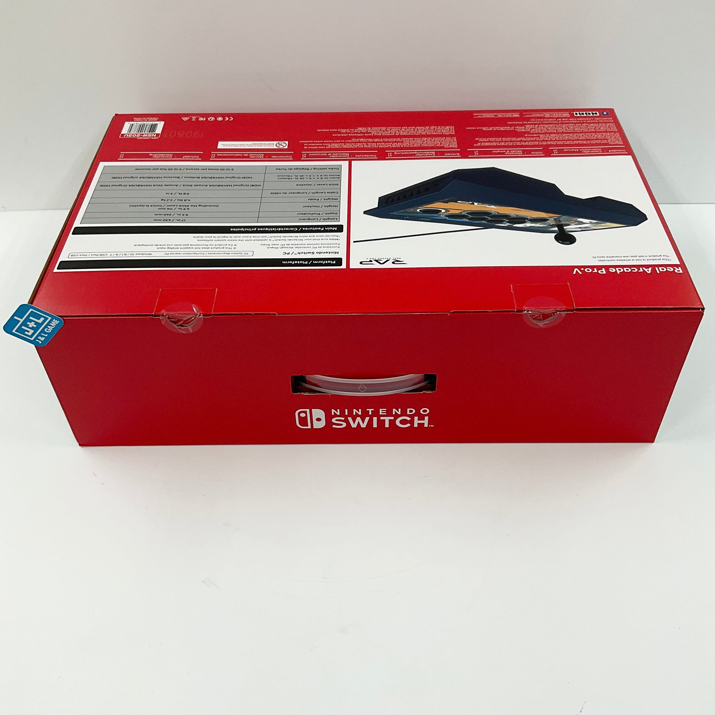 HORI Nintendo Switch Real Arcade Pro V (Street Fighter Chun-Li Edition) - (NSW) Nintendo Switch Accessories HORI   