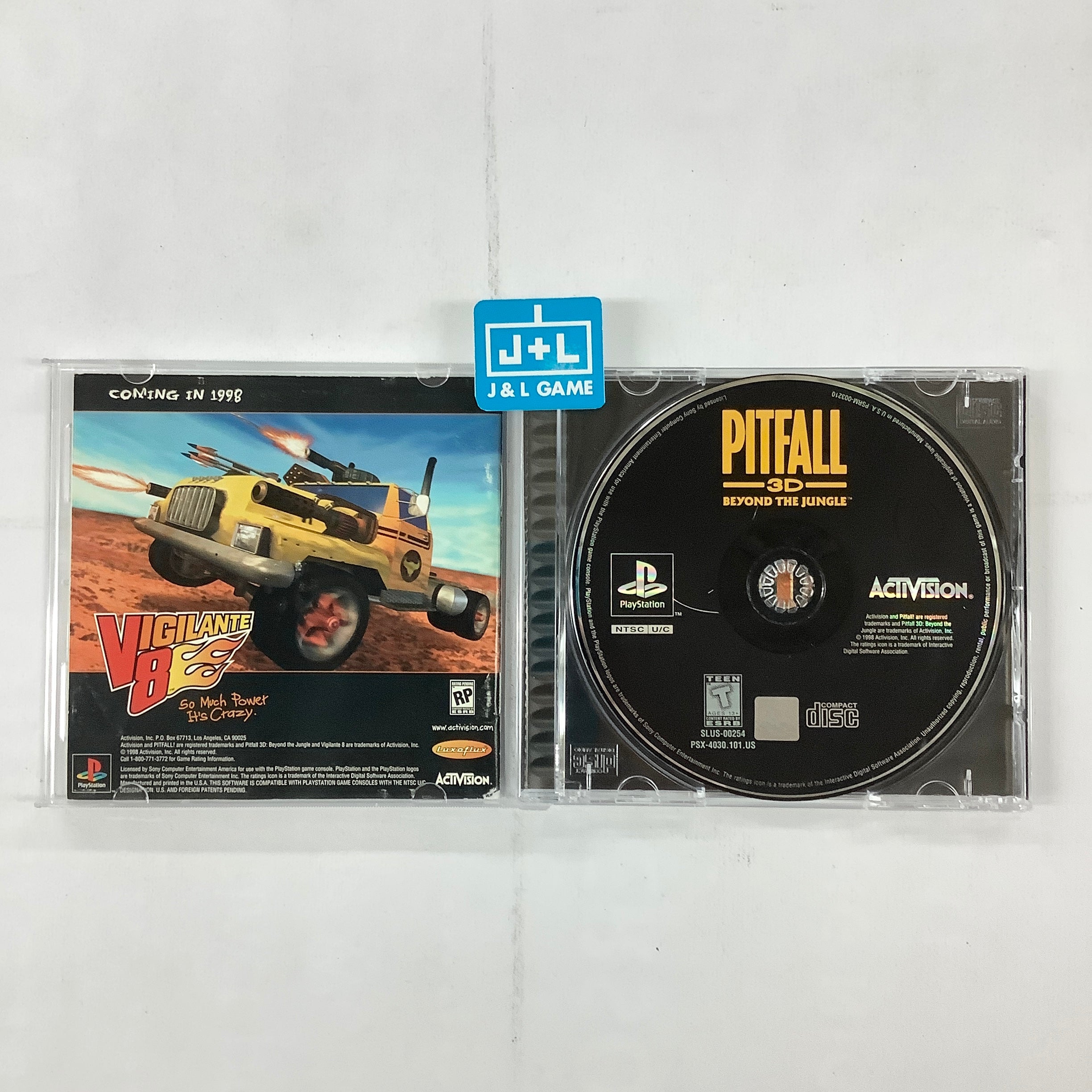 Pitfall 3D: Beyond the Jungle - (PS1) PlayStation 1 [Pre-Owned] Video Games Activision   