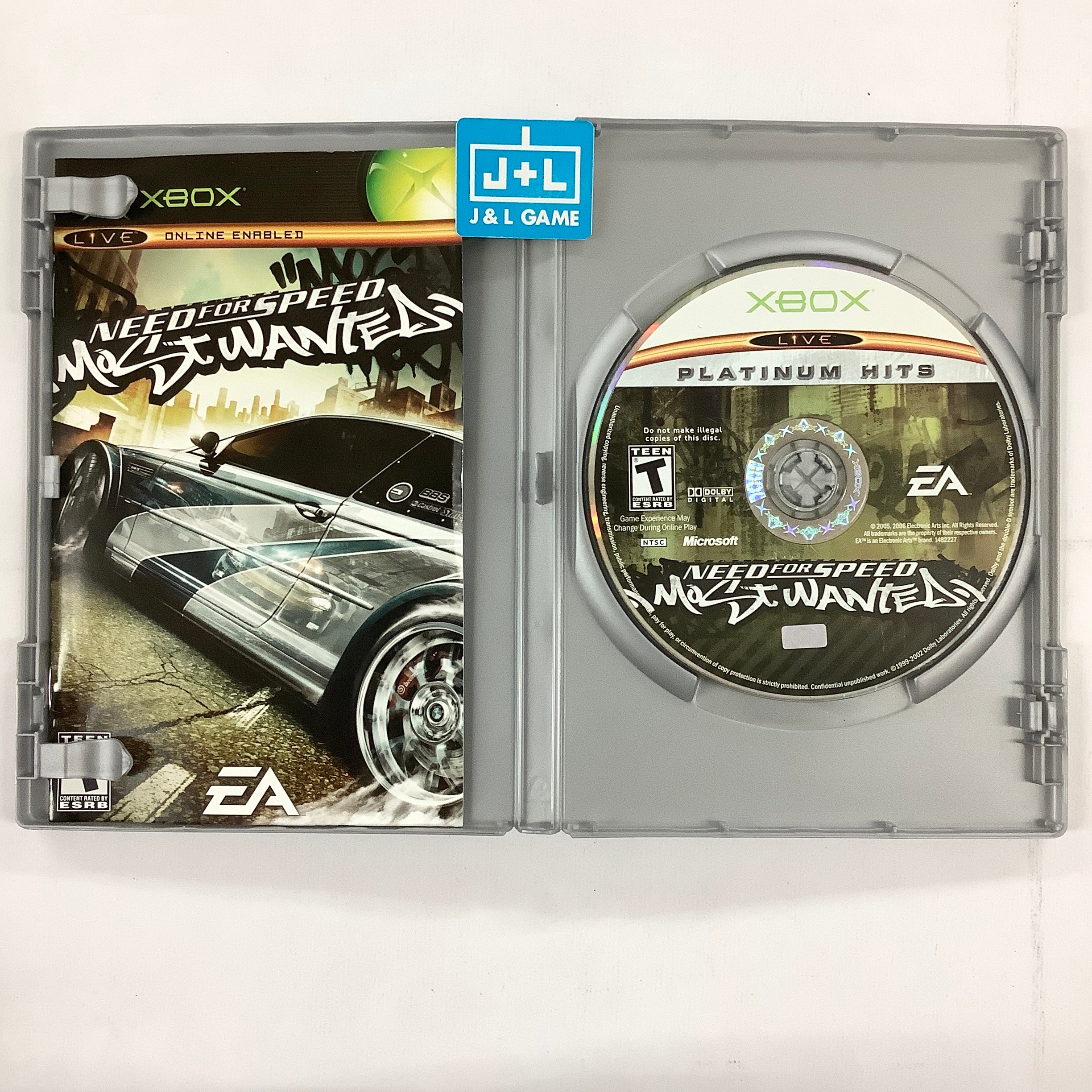 Need for Speed Most Wanted (Platinum Hits) - (XB) Xbox [Pre-Owned] Video Games EA Games   