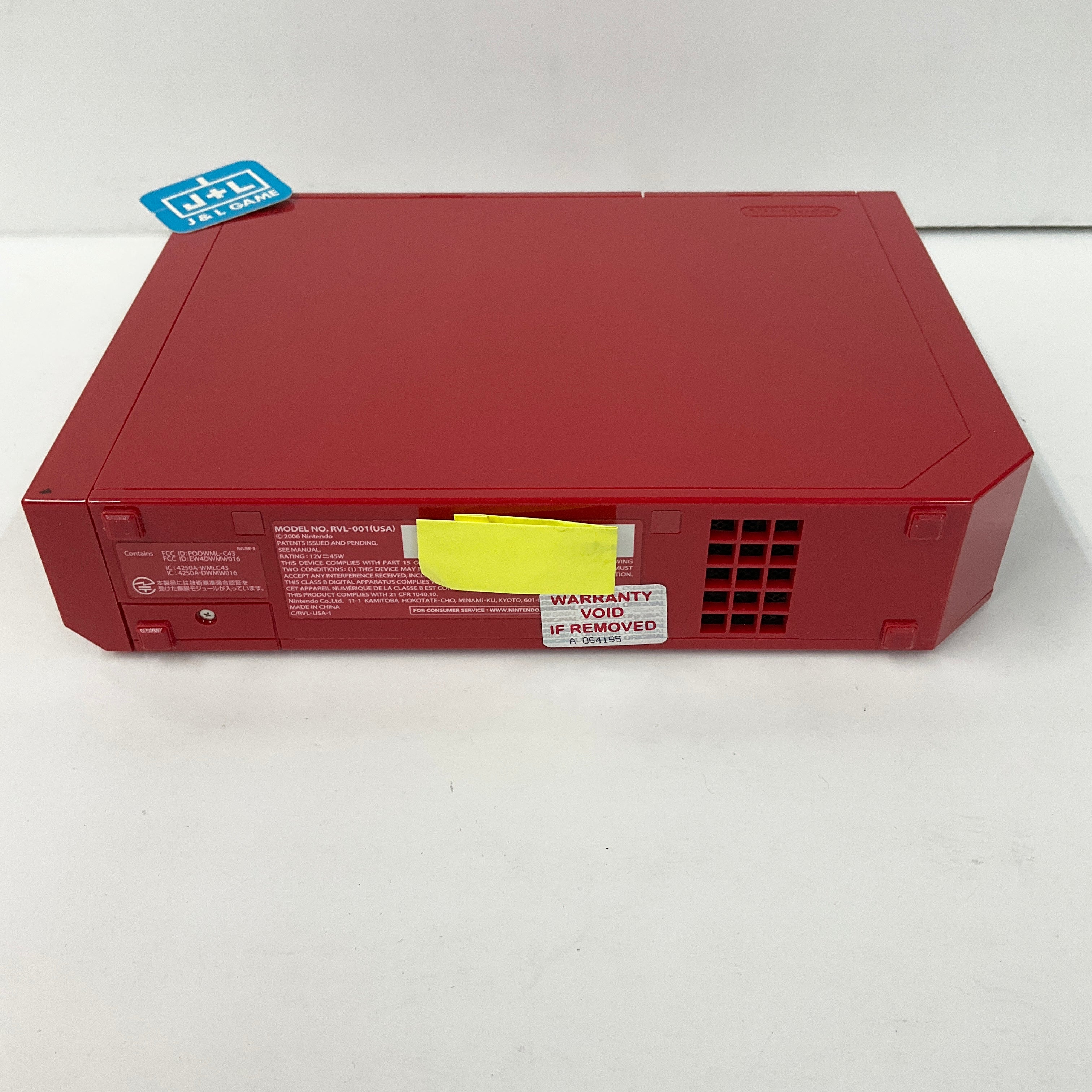 Nintendo Wii Console (Red) - Nintendo Wii [Pre-Owned] Consoles Nintendo   