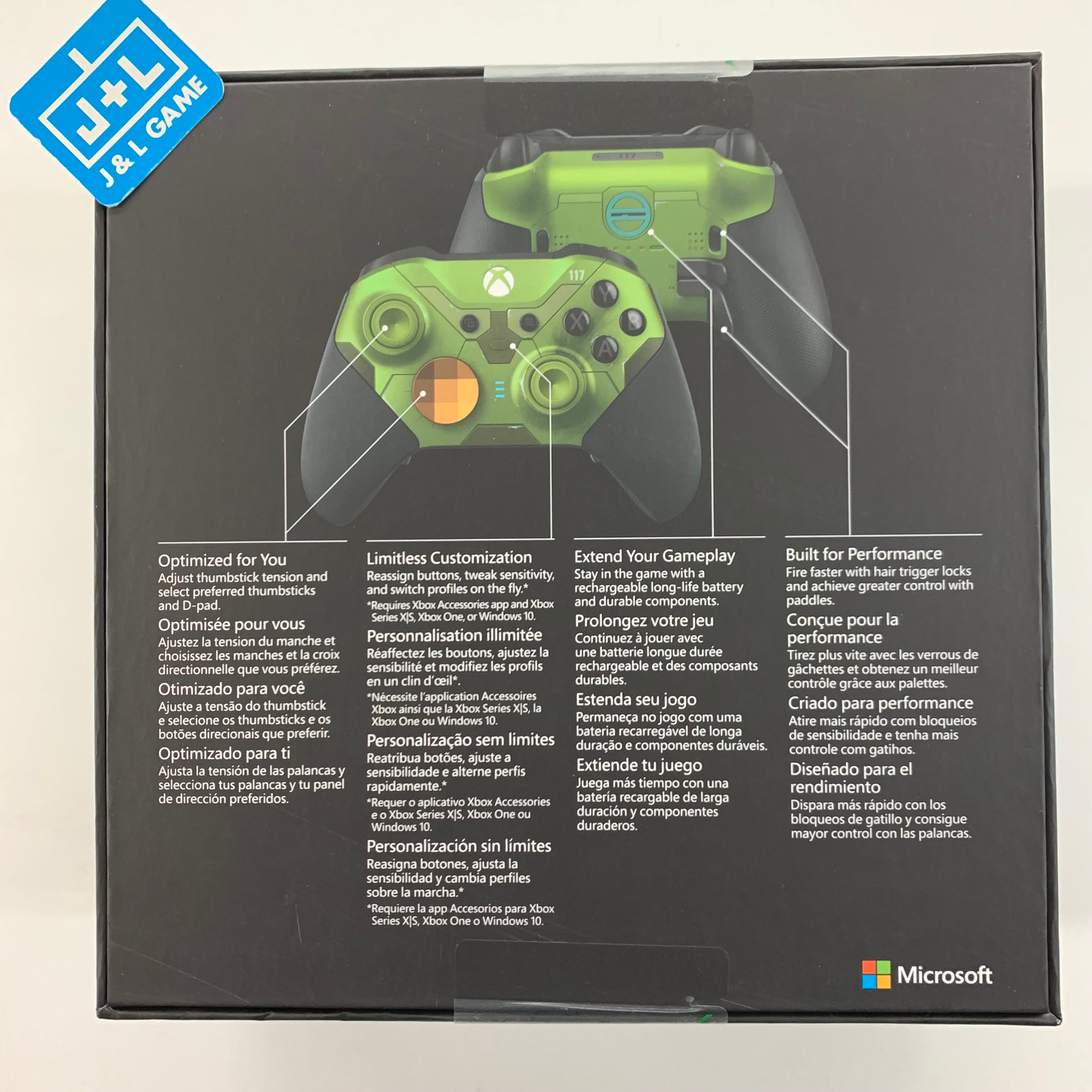 Microsoft Xbox Series X Elite Series 2 Controller (Halo Infinite Edition) - (XSX) Xbox Series X Video Games Microsoft   