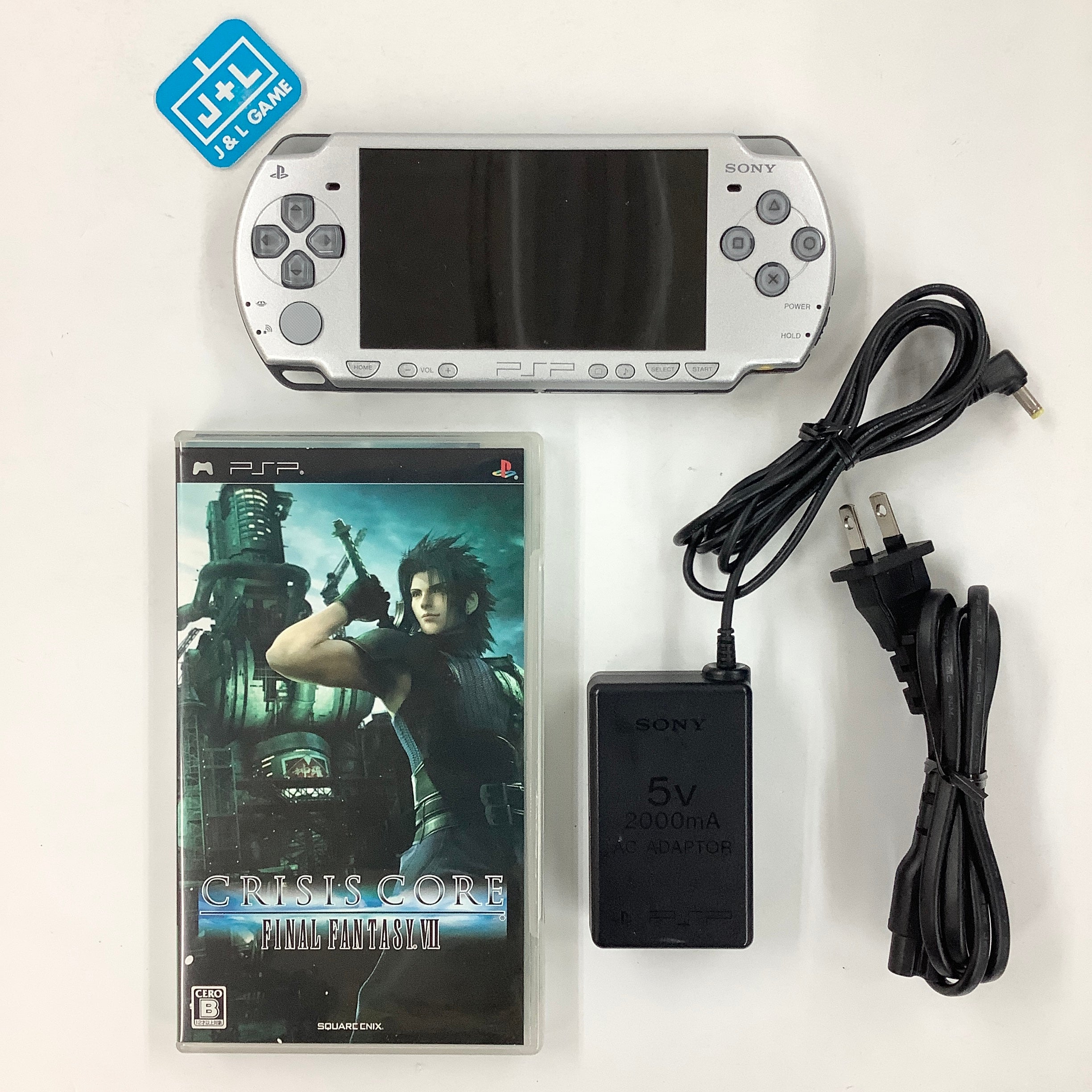 Crisis Core Final Fantasy VII - (FFVII 10th Anniversary Limited) PSP 2000 Bundle - (PSP) Sony PSP [Pre-Owned] (Japanese Import) Consoles Square Enix   