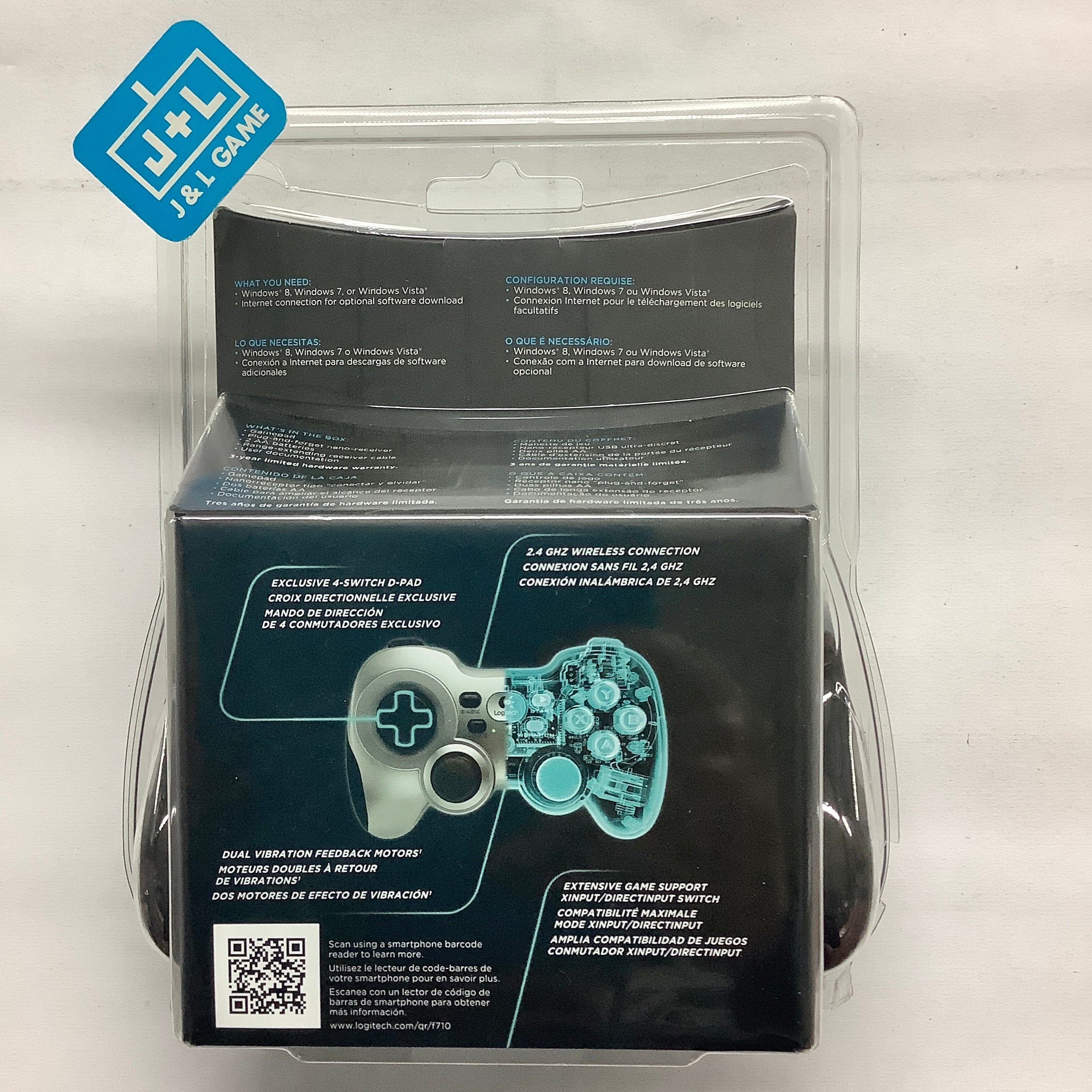 Logitech Gamepad F710 Wireless Controller Accessories Logitech G   