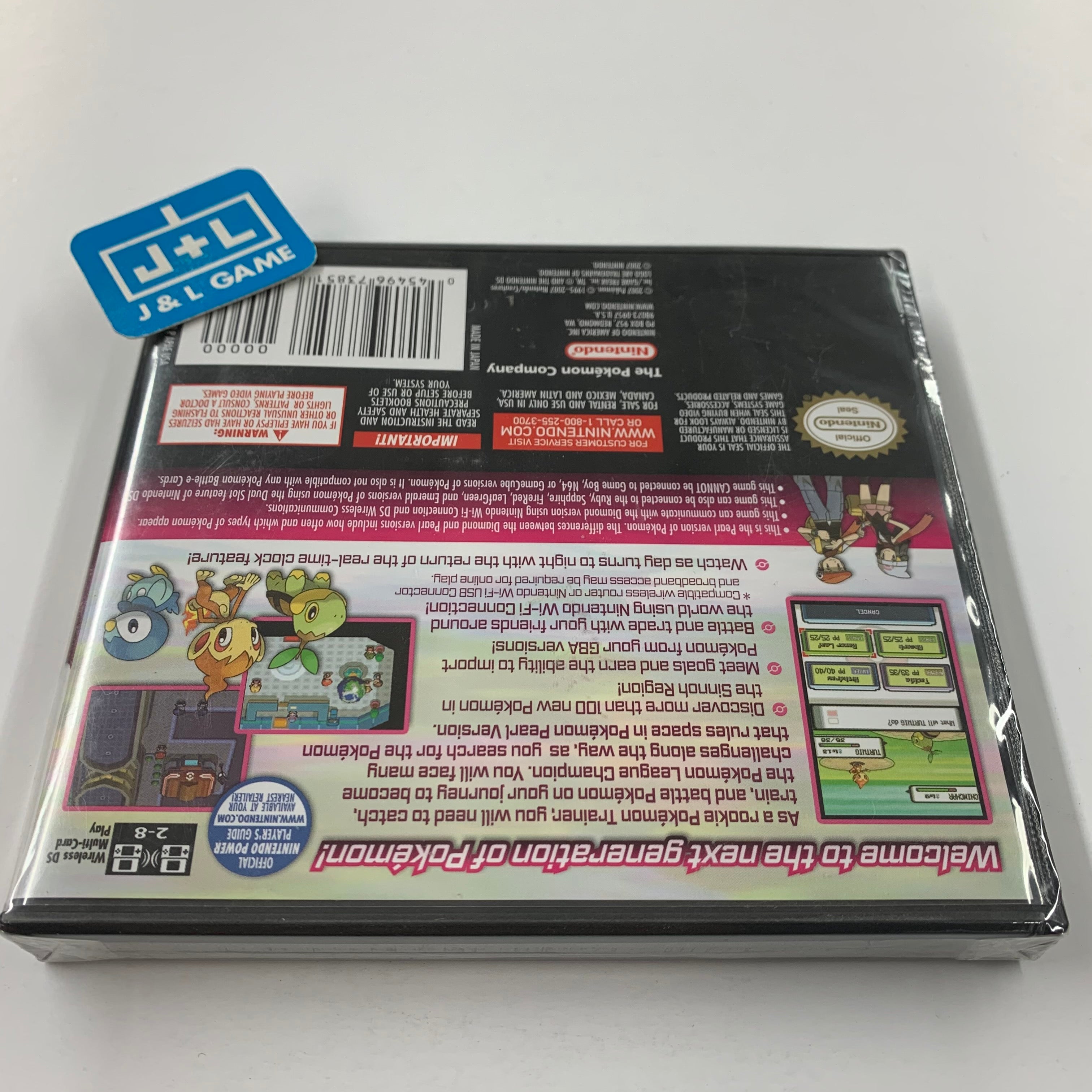 Pokemon Pearl Version - (NDS) Nintendo DS Video Games Nintendo   