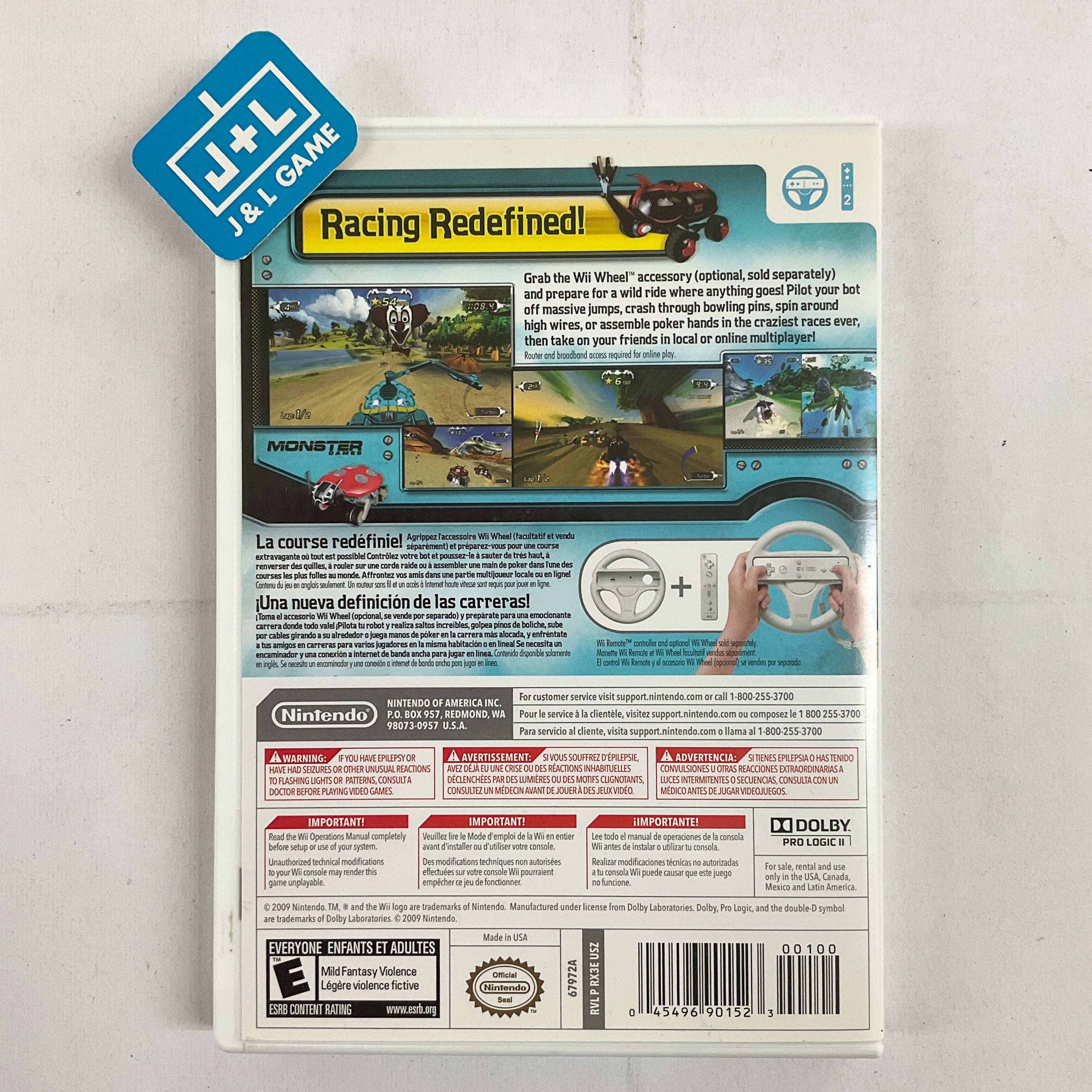 Excitebots: Trick Racing - Nintendo Wii [Pre-Owned] Video Games Nintendo   