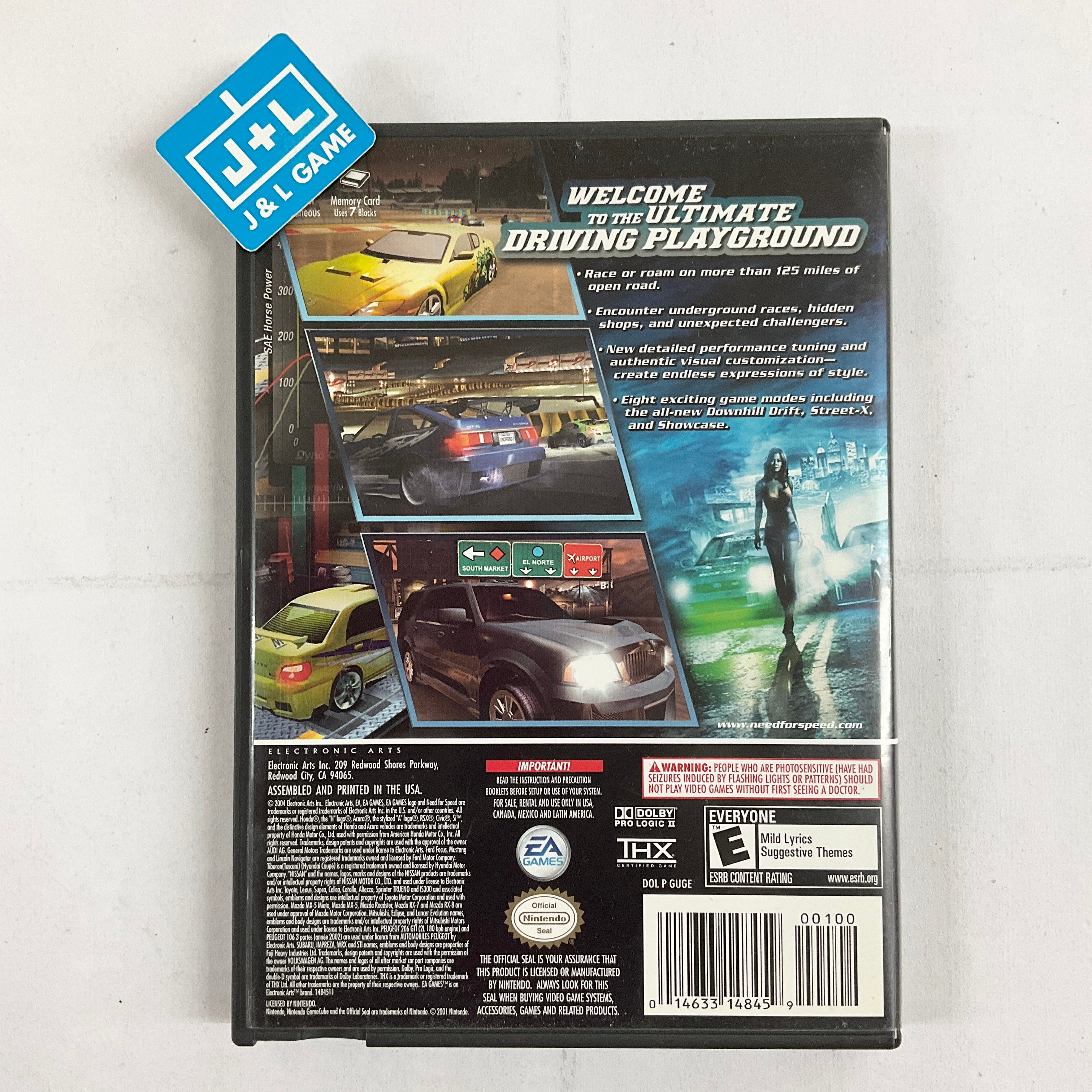 Need for Speed Underground 2 - (GC) GameCube [Pre-Owned] Video Games Electronic Arts   