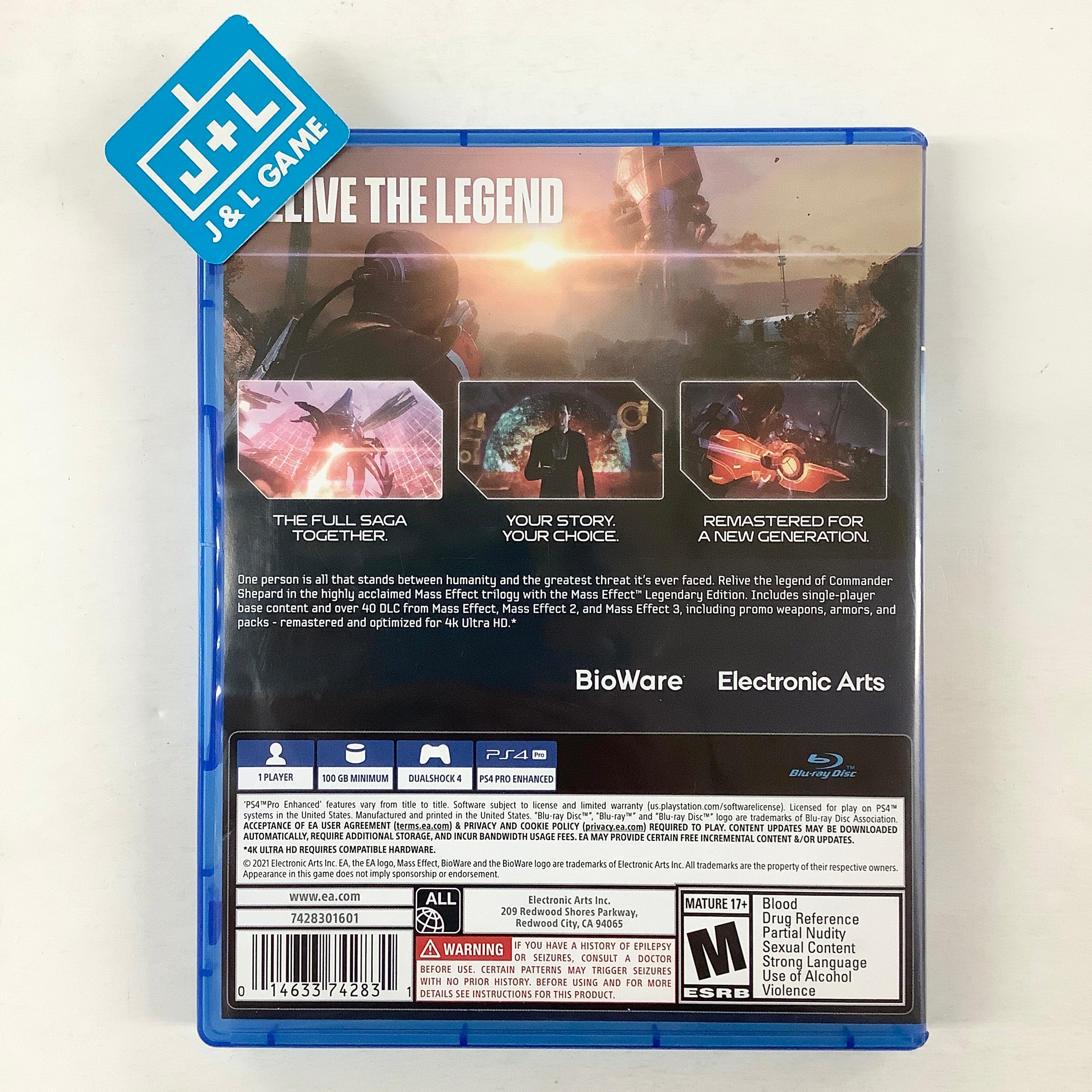 Mass Effect Legendary Edition - (PS4) PlayStation 4 [Pre-Owned] Video Games Electronic Arts   