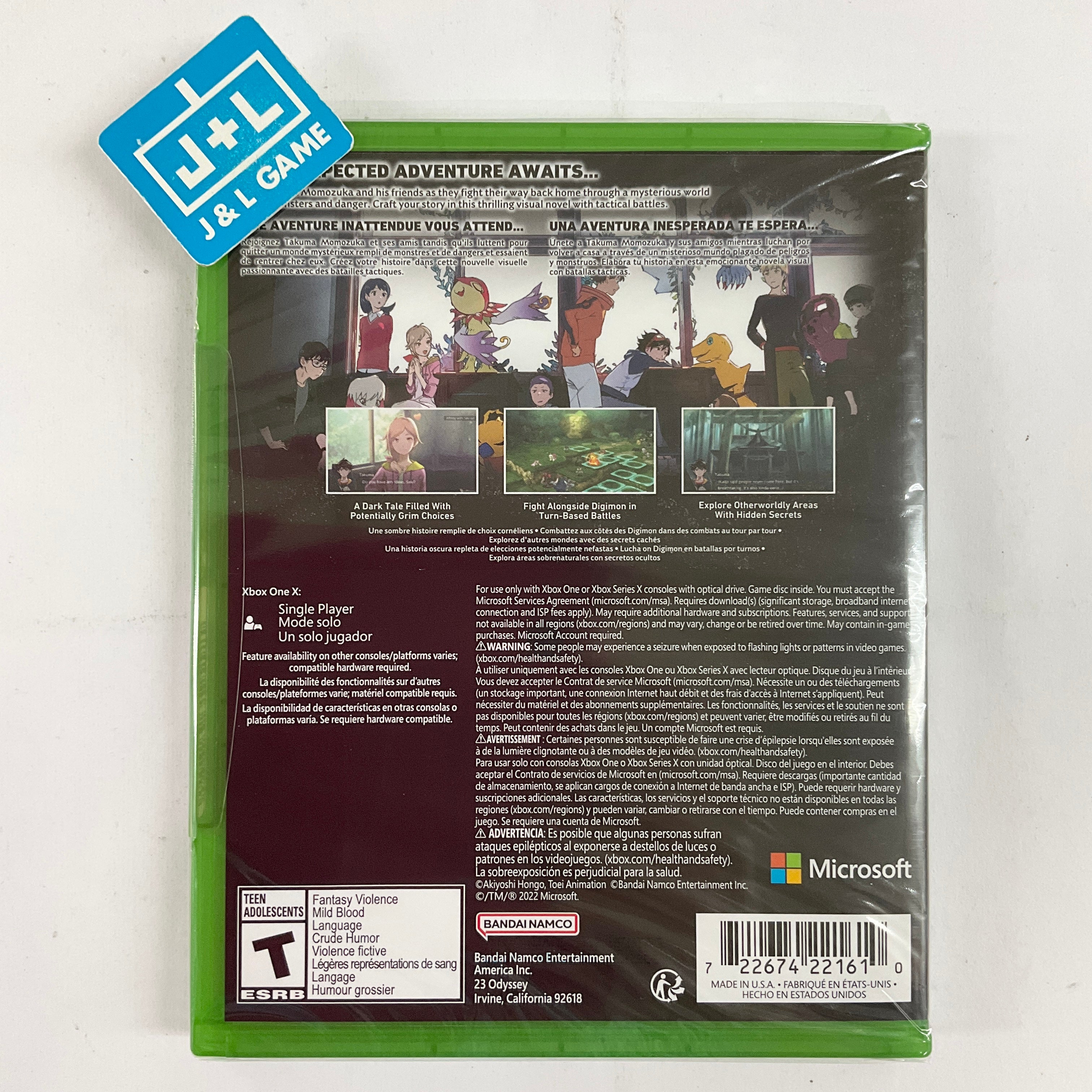 Digimon Survive - (XB1) Xbox One Video Games BANDAI NAMCO Entertainment   