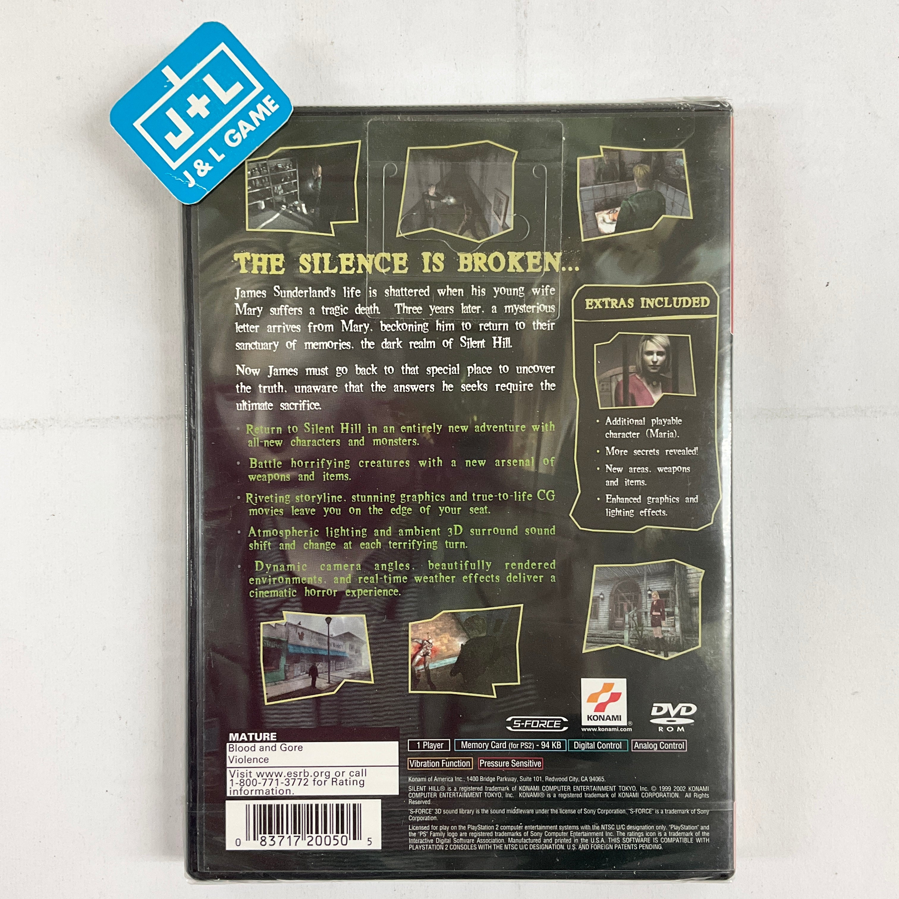 Silent Hill 2 (Greatest Hits) - (PS2) PlayStation 2 Video Games Konami   