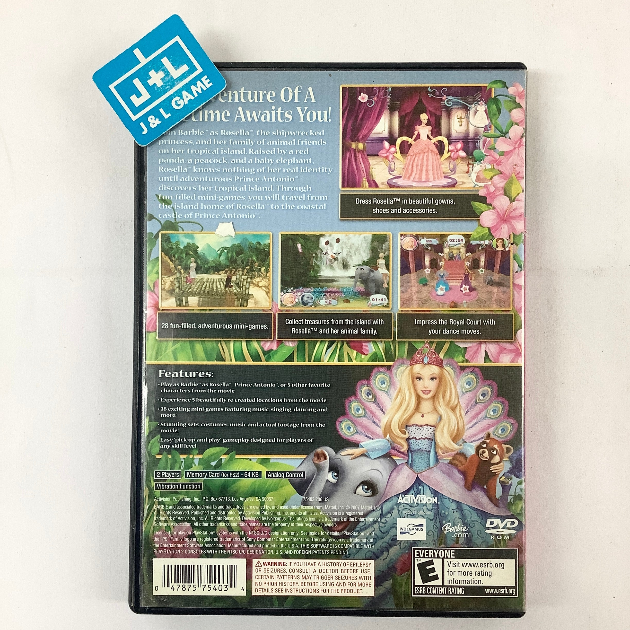 Barbie as The Island Princess - (PS2) PlayStation 2 [Pre-Owned] Video Games Activision   