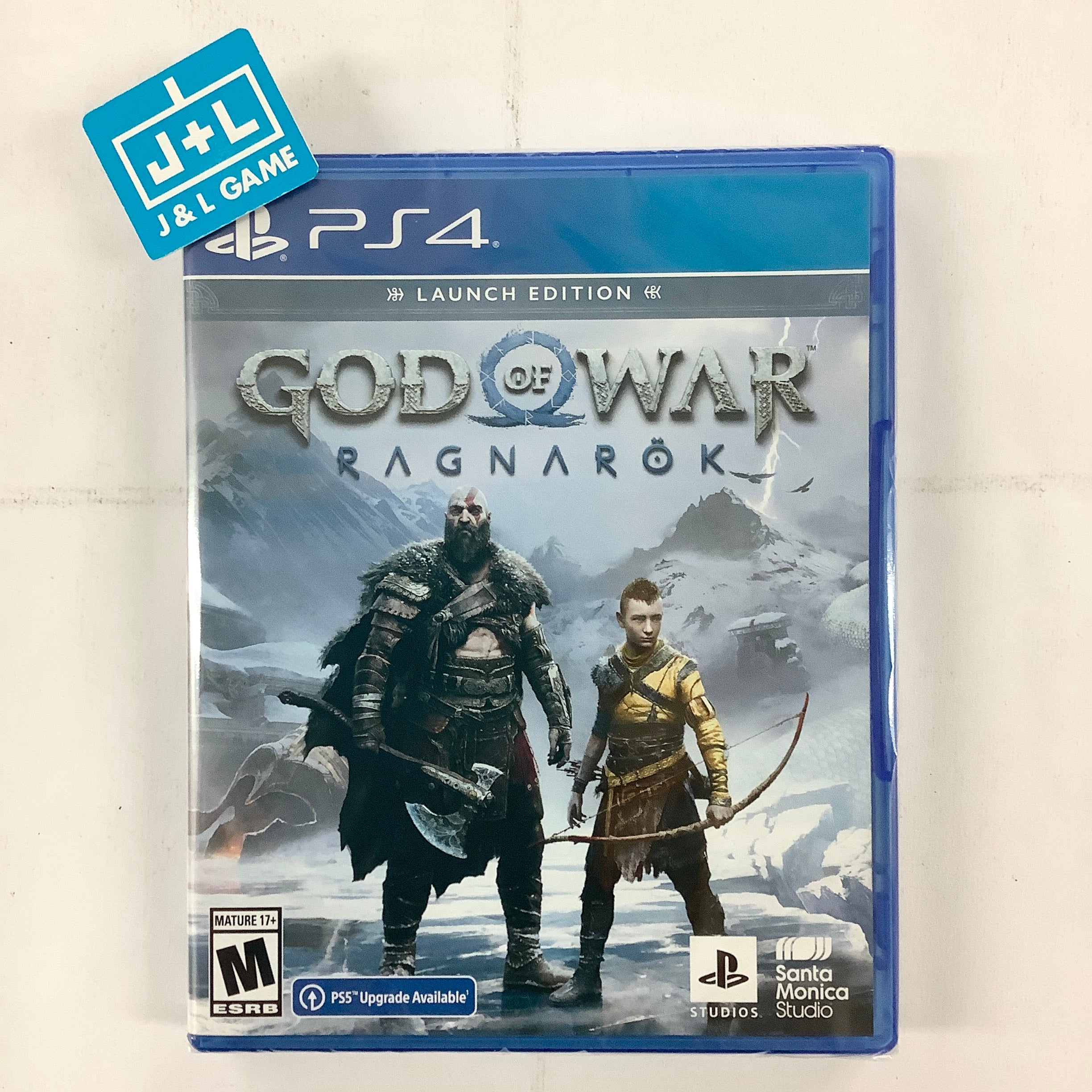 God of War Ragnarök (Launch Edition) - (PS4) PlayStation 4 Video Games PlayStation   