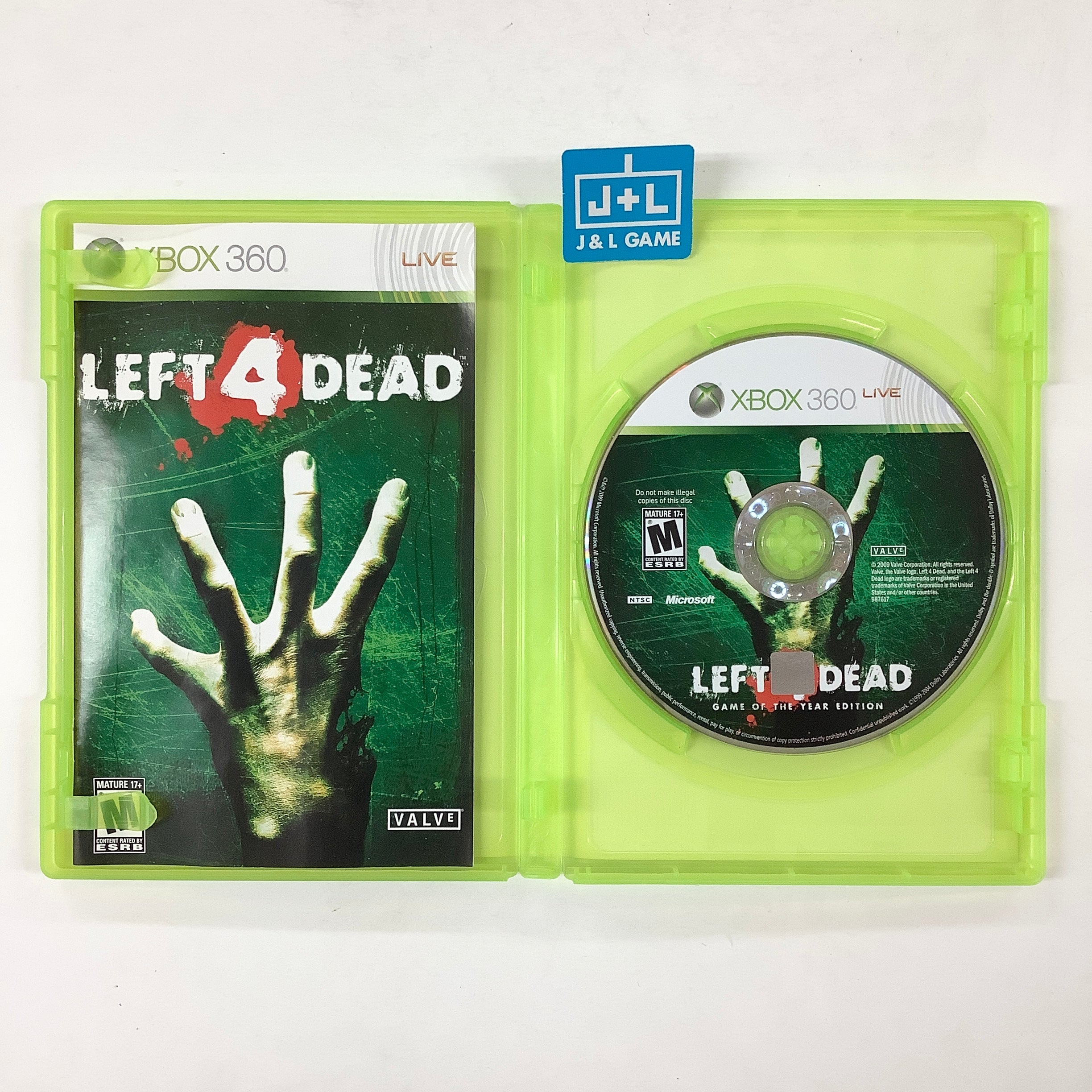 Left 4 Dead Game of Year Edition (Platinum Hits) - Xbox 360 [Pre-Owned] Video Games Electronic Arts   