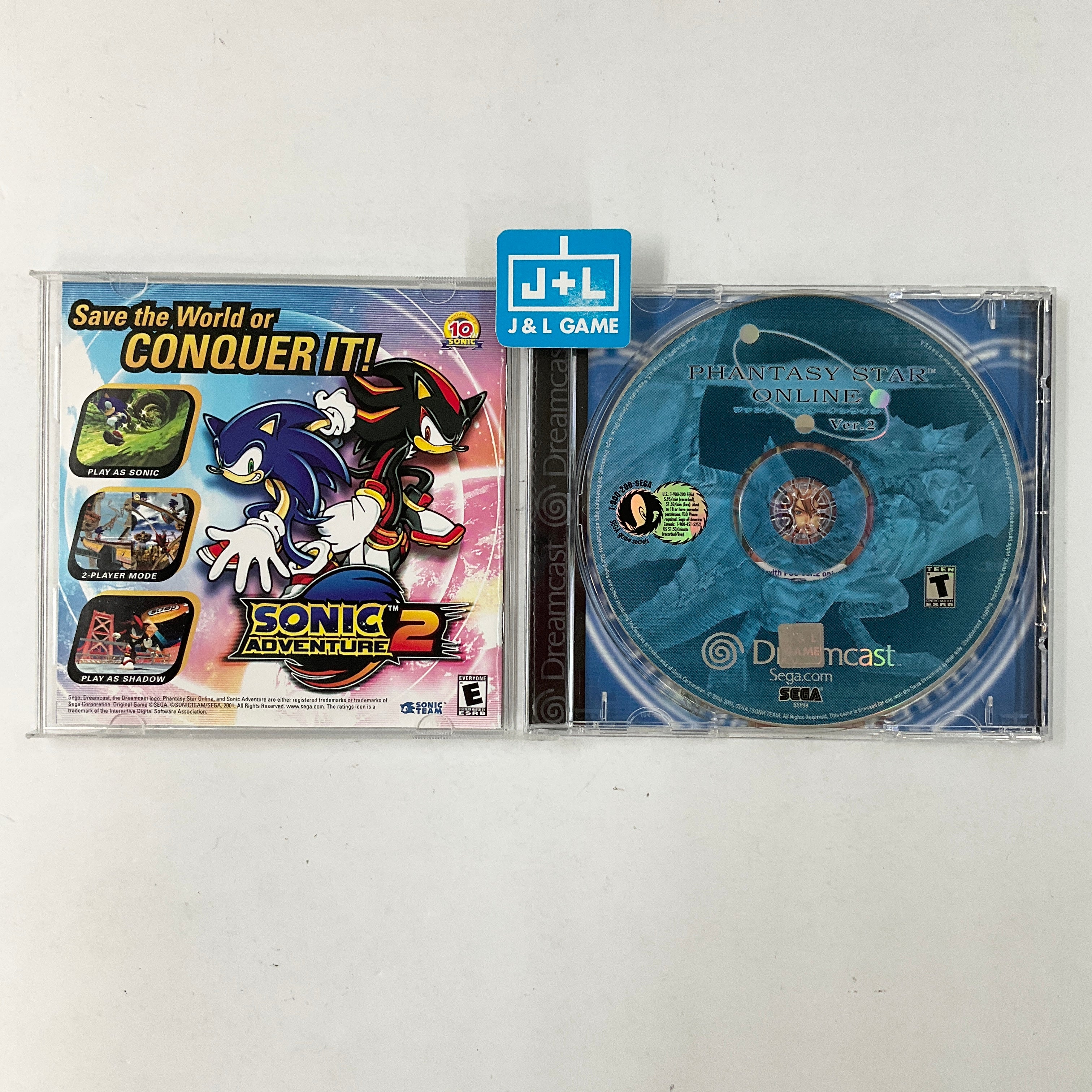 Phantasy Star Online Ver. 2 - (DC) SEGA Dreamcast [Pre-Owned] Video Games Sega   